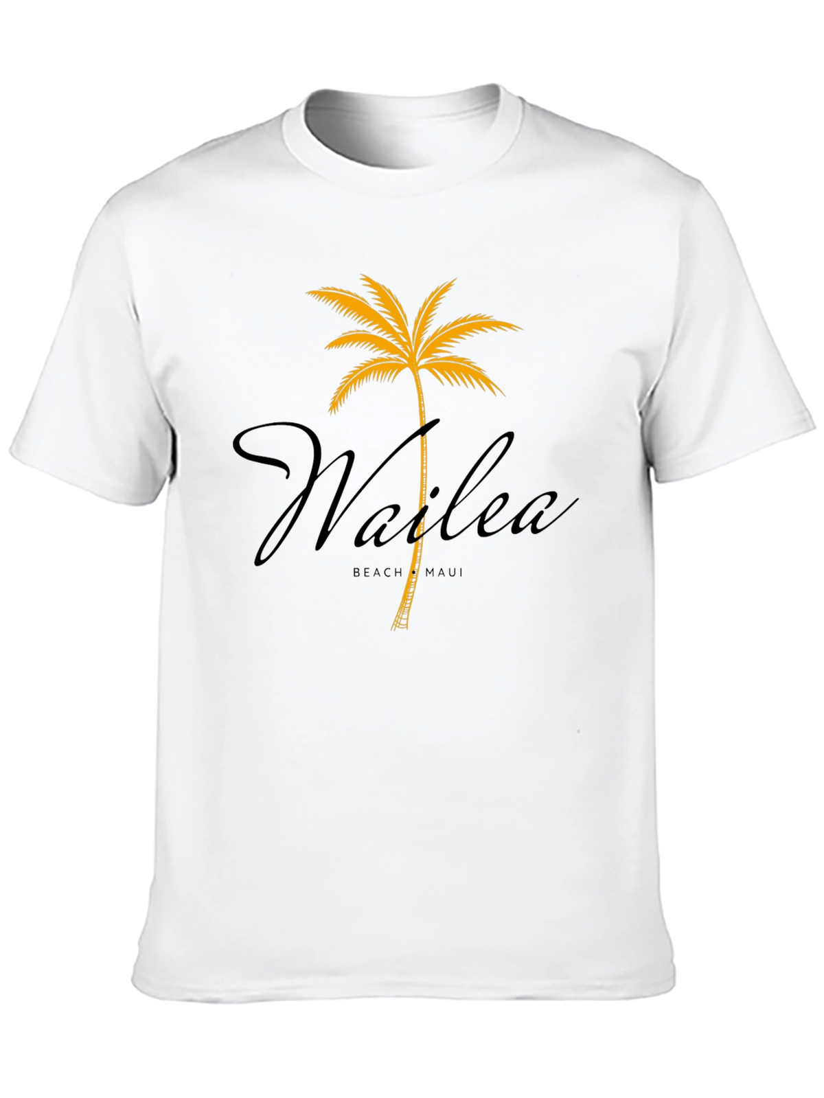 Wailea Beach Maui Palm Tree Graphic T-Shirt