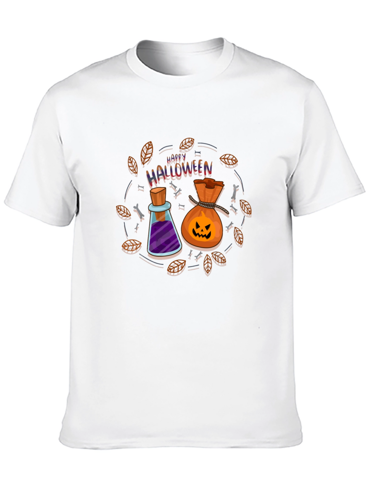 Halloween Themed Graphic T-shirt