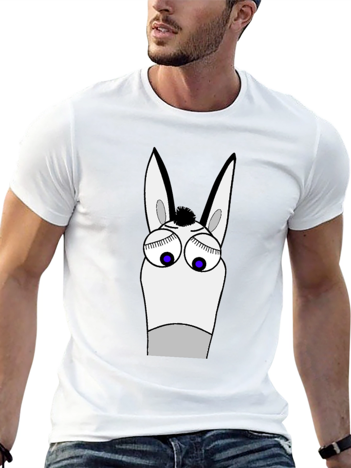Funny Donkey Graphic T-Shirt