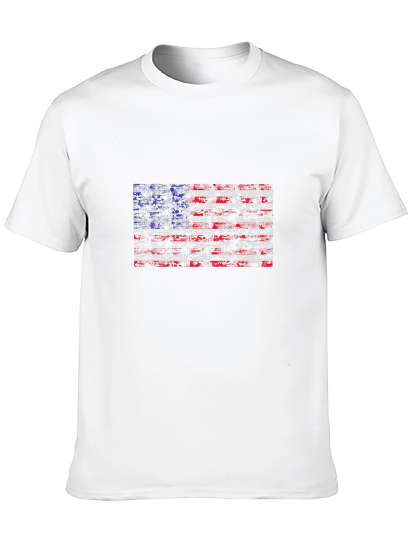 American Flag Graphic Black T-Shirt
