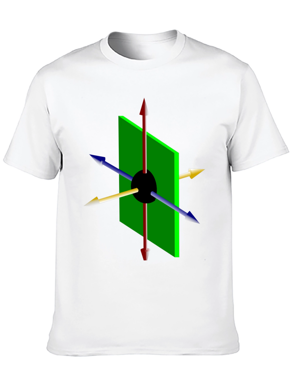 Geometric Arrow Graphic Tee - Modern Style