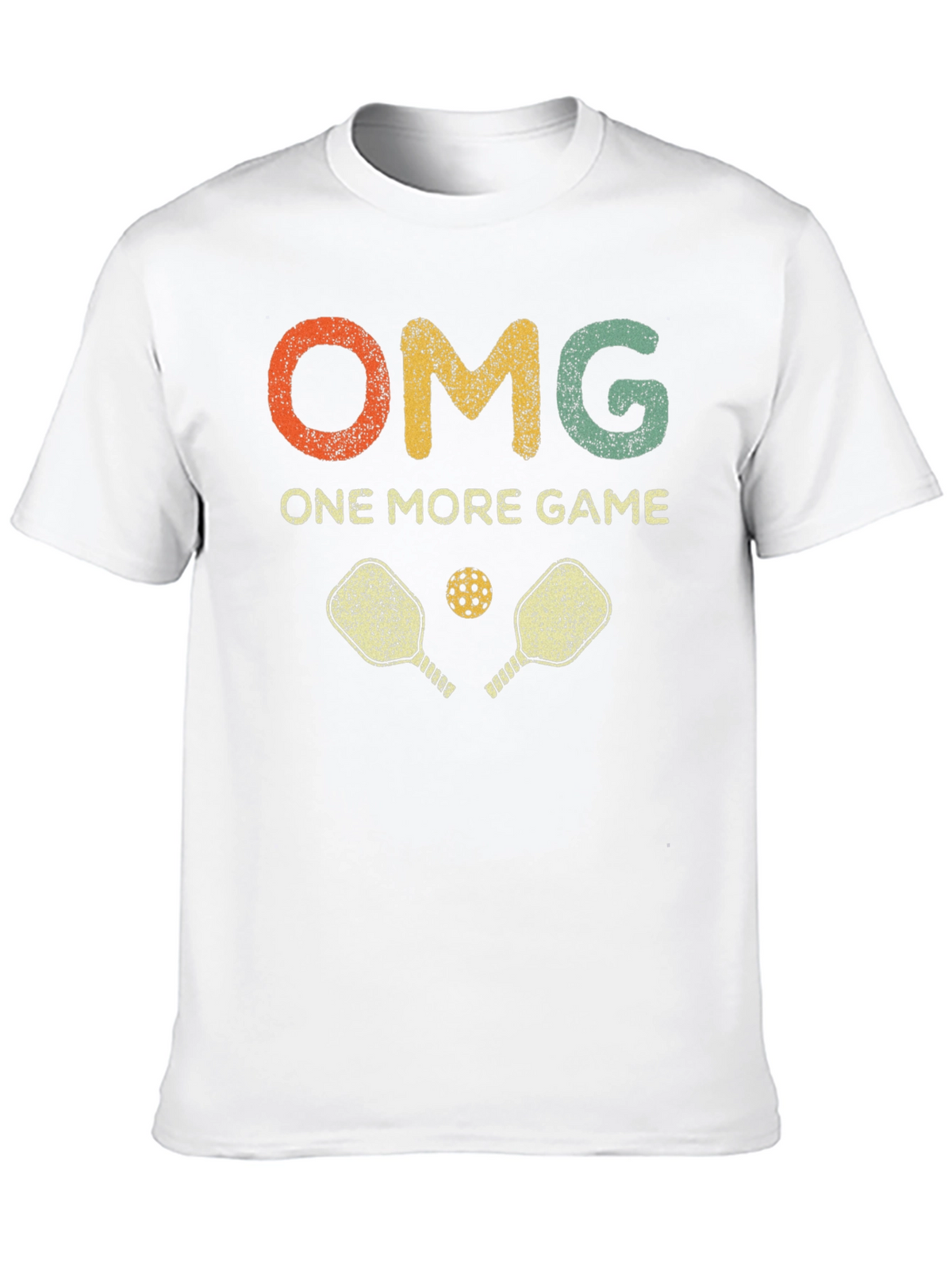 OMG One More Game Pickleball Graphic T-Shirt