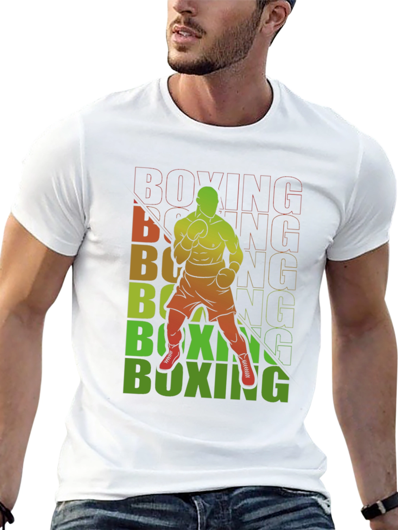 Boxing Retro T-Shirt - Mens Graphic Tee