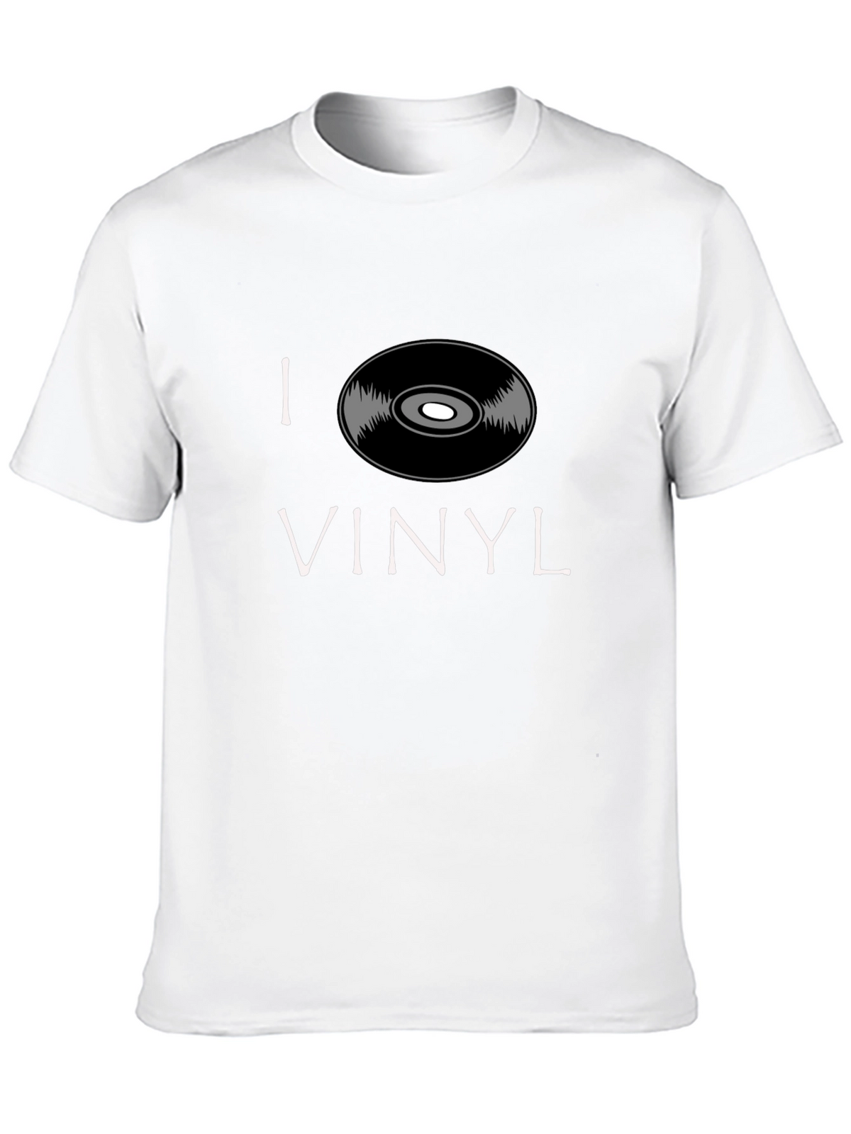 I Love Vinyl Black T-Shirt