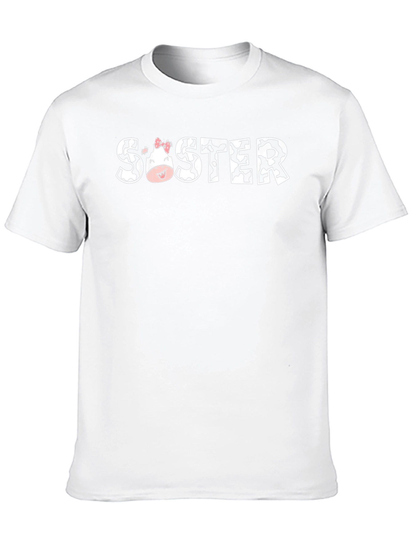 Cow Print Sister T-Shirt