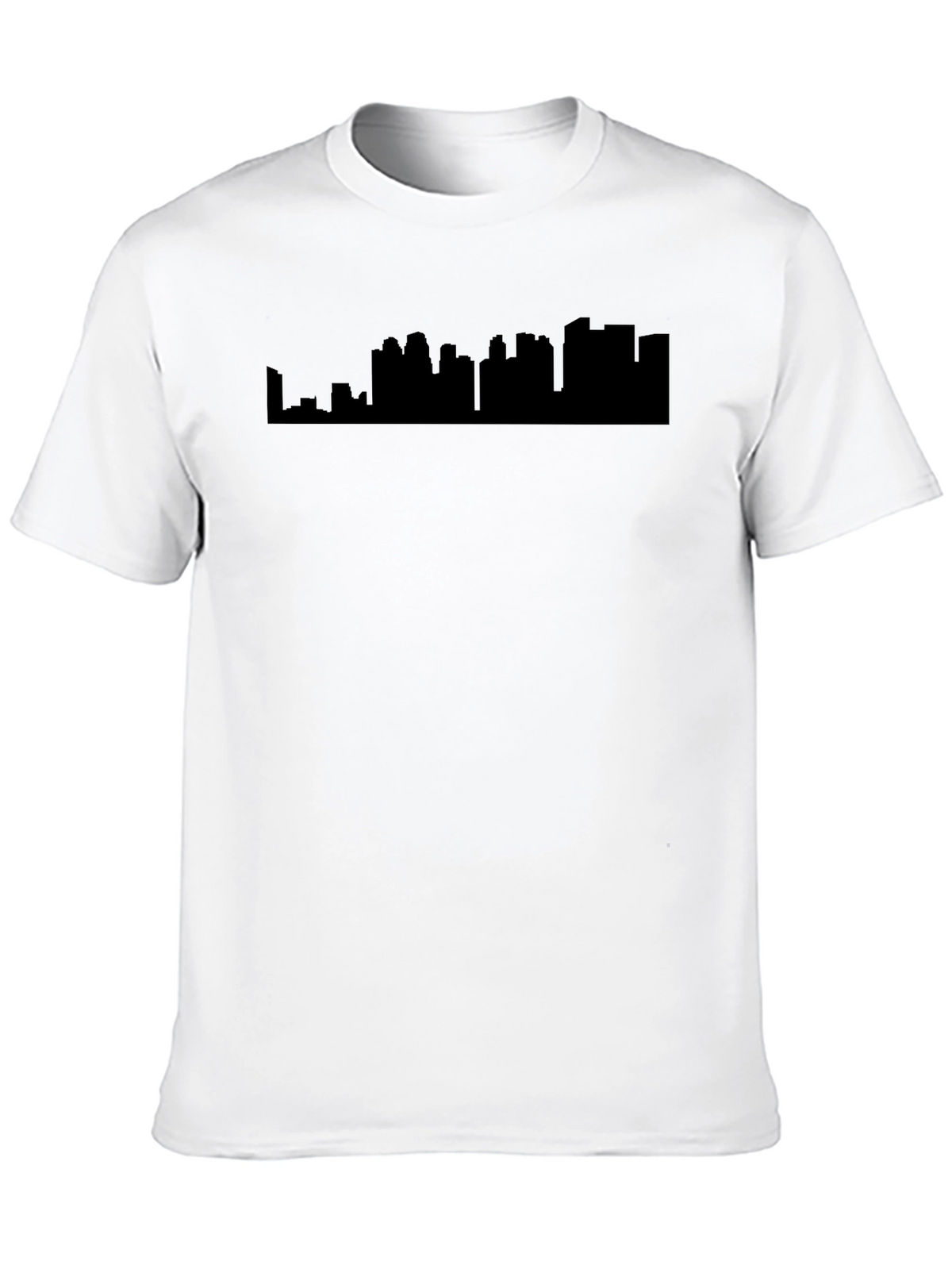 Urban Silhouette Tee - Modern Cityscape Graphic T-Shirt