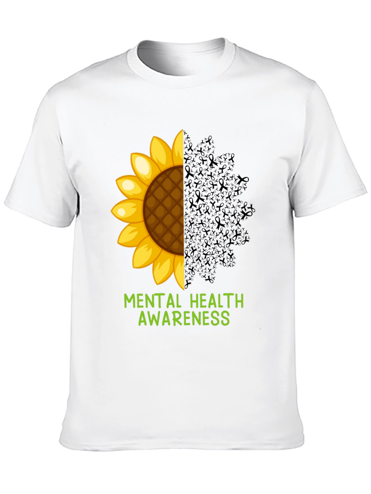 Mental Health Awareness Sunflower T-Shirt