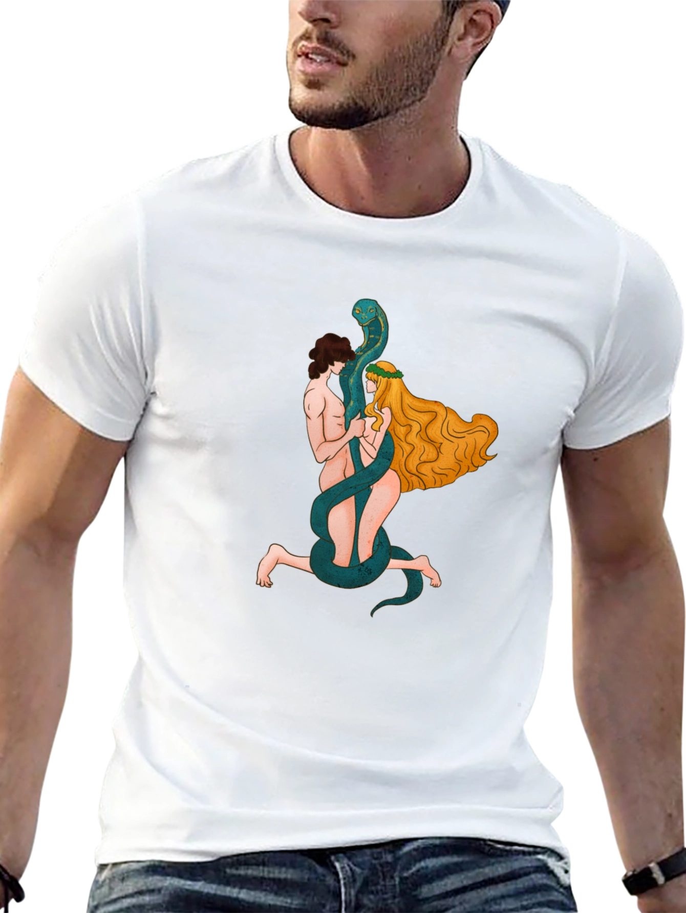 Adam and Eve Graphic Tee