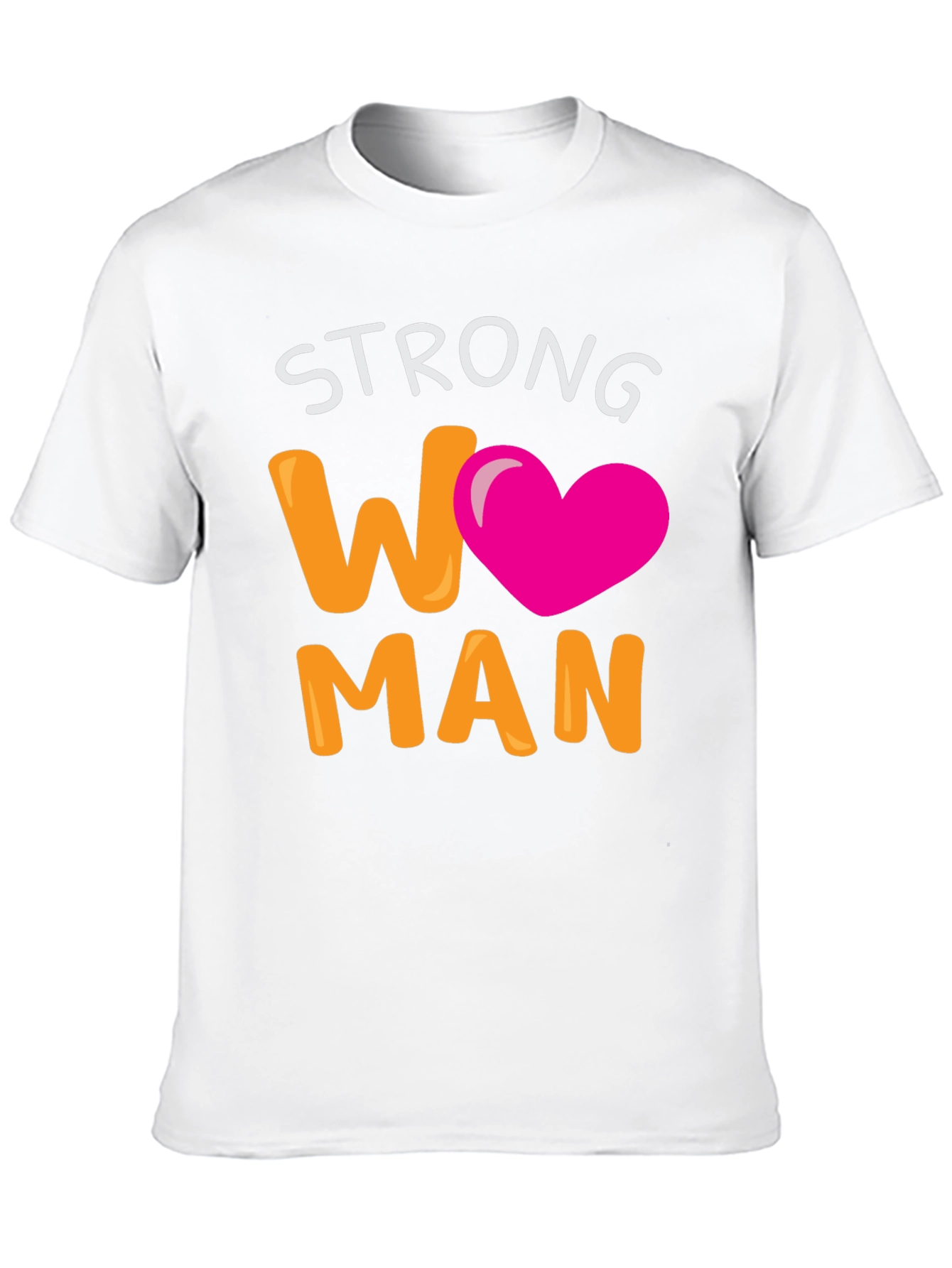 Strong Woman T-Shirt - Black Empowering Design