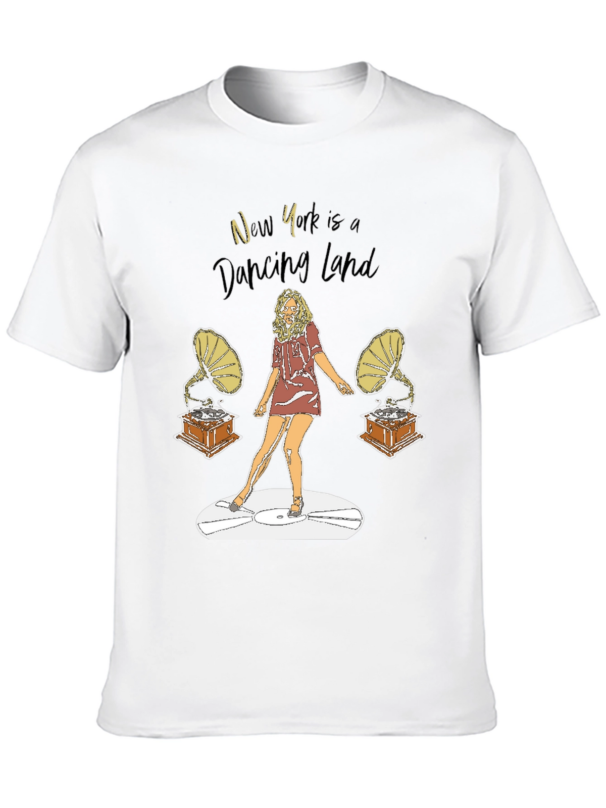 New York Dancing Land Graphic Tee