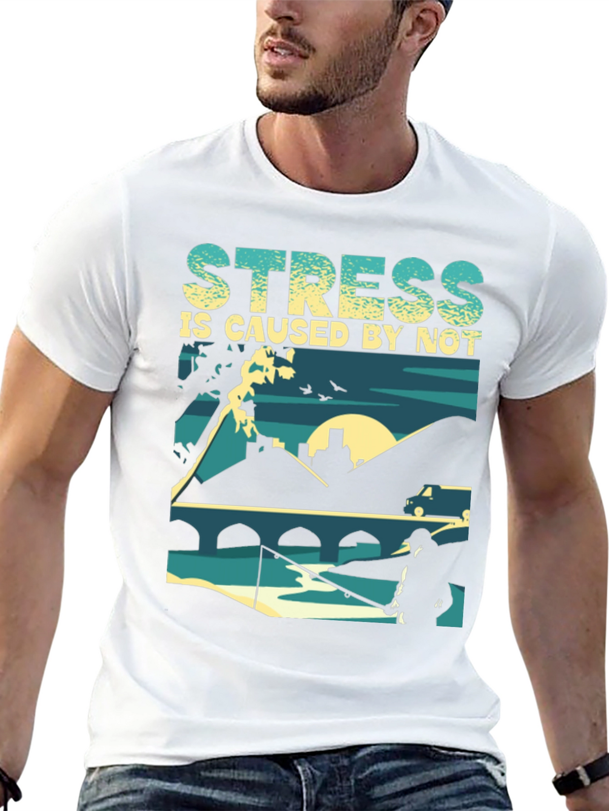 Fishing Lover T-Shirt: Stress Relief