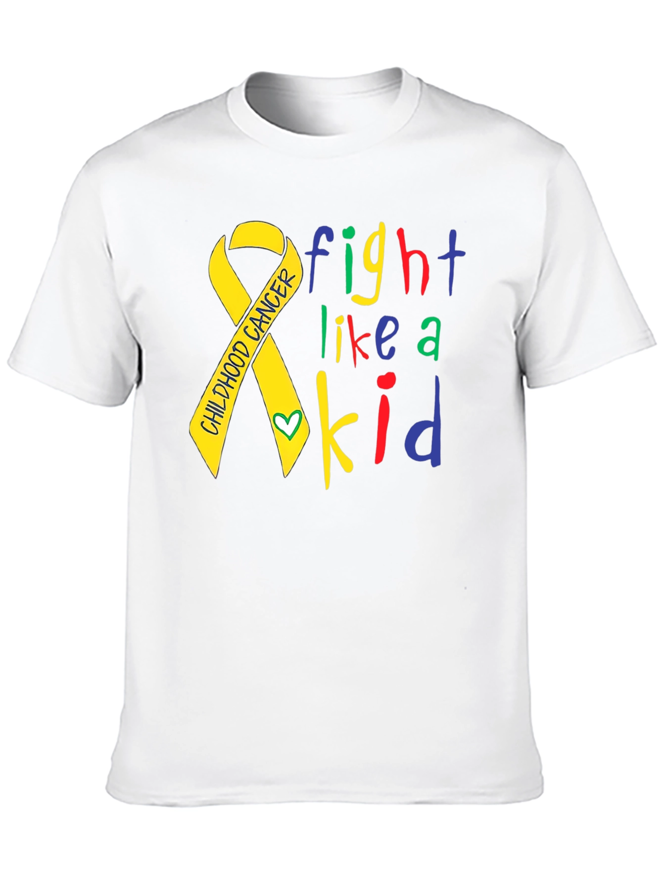 Childhood Cancer Awareness Fight Like A Kid T-Shirt