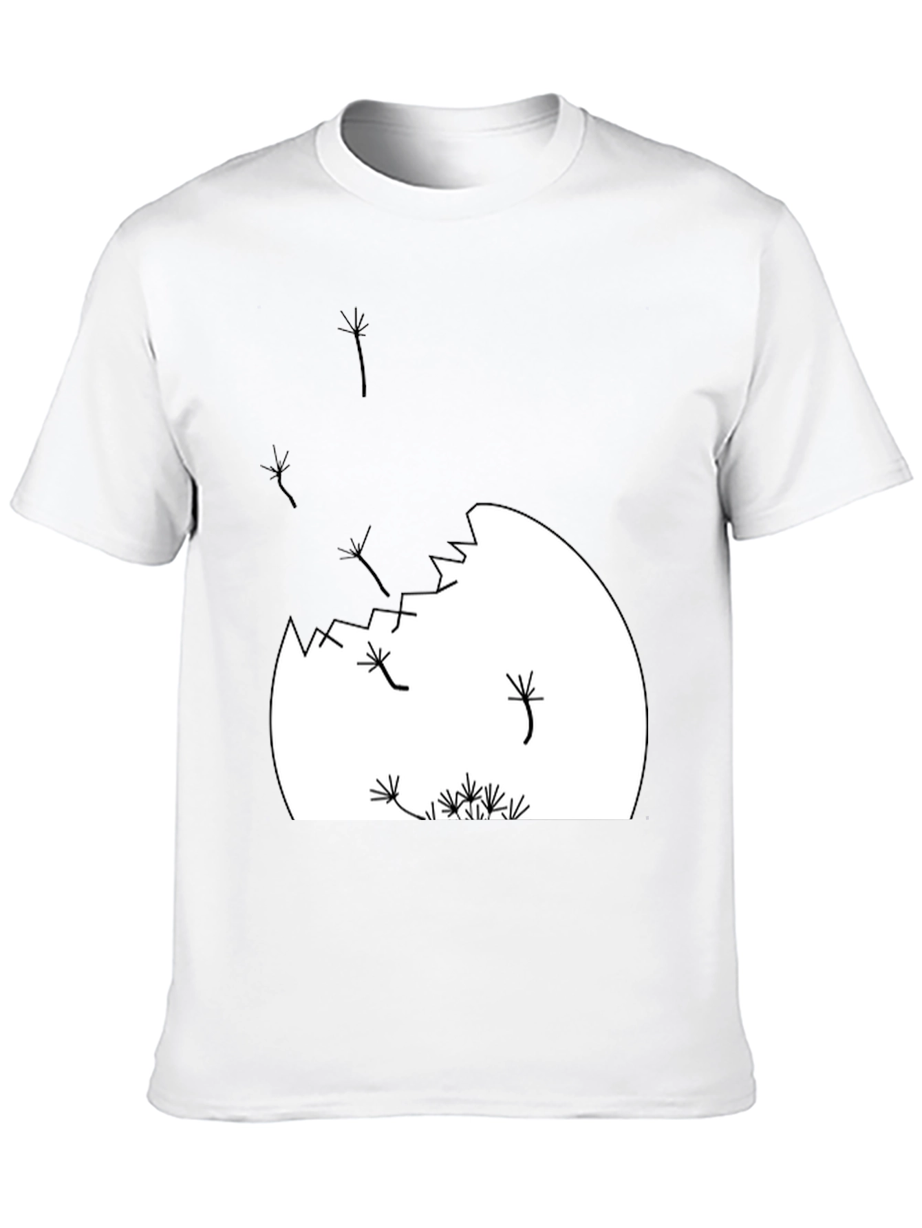 Dandelion T-Shirt - Black Graphic Tee