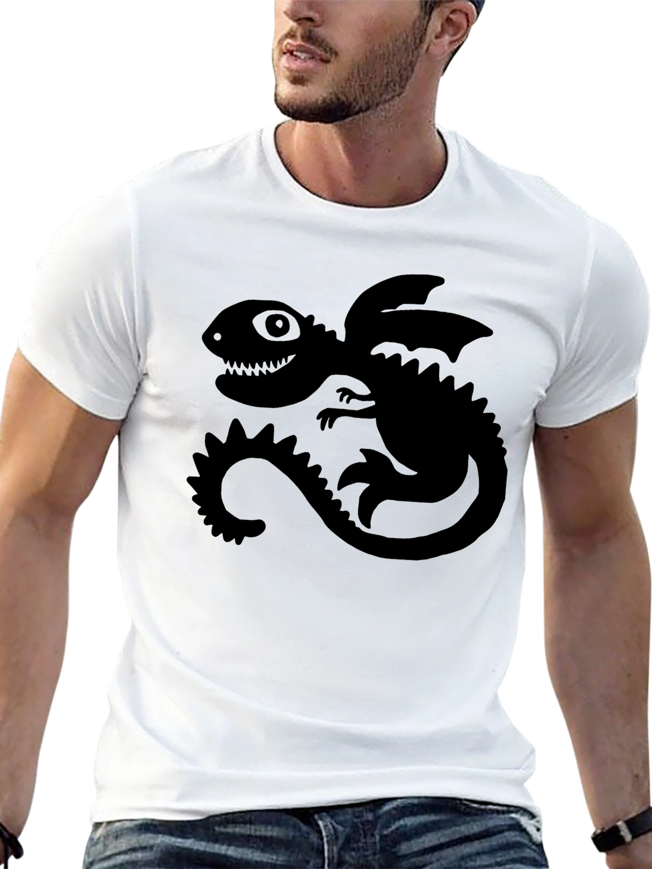 Dragon Graphic Black T-Shirt