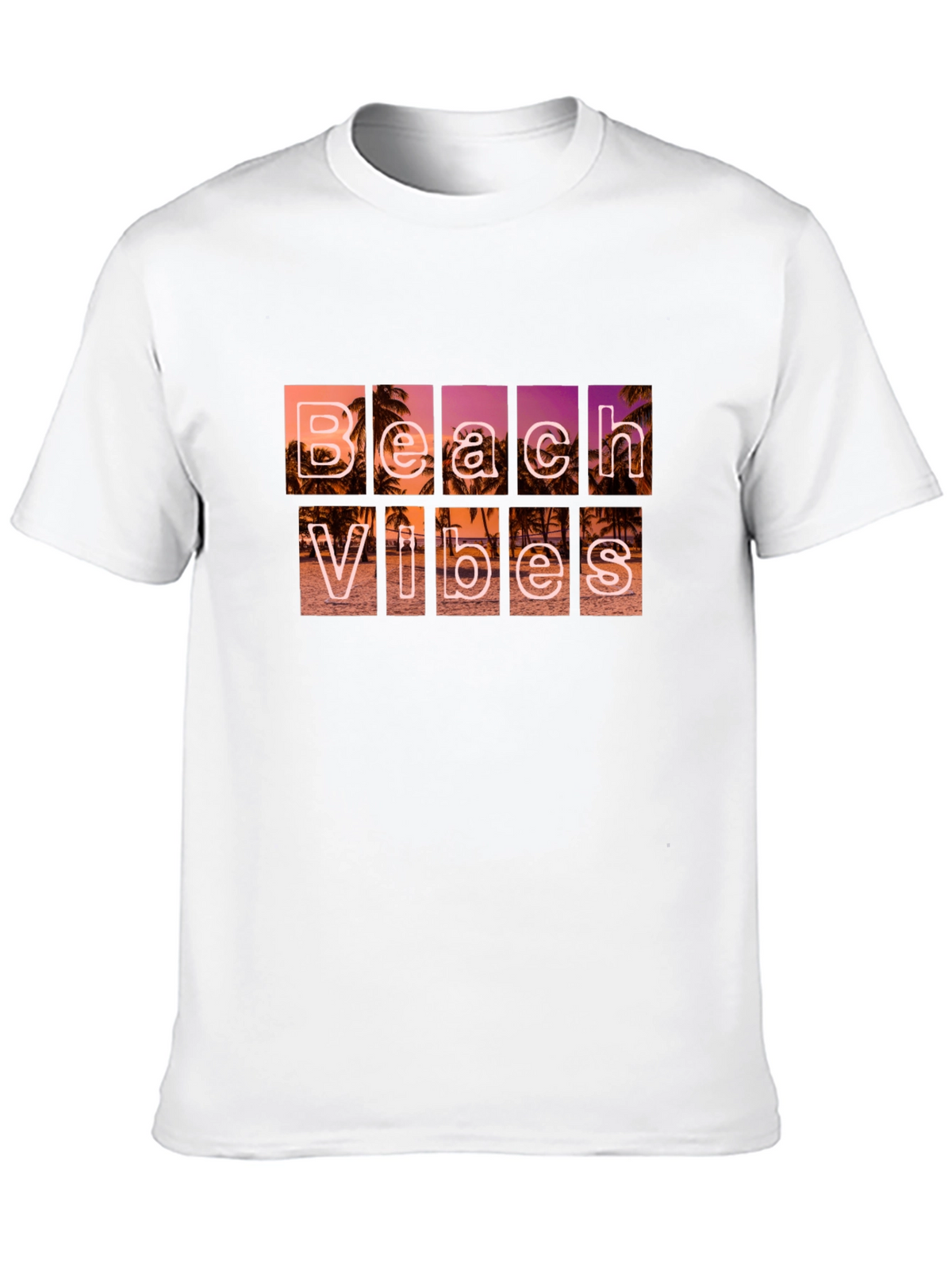 Beach Vibes Graphic T-Shirt - Black
