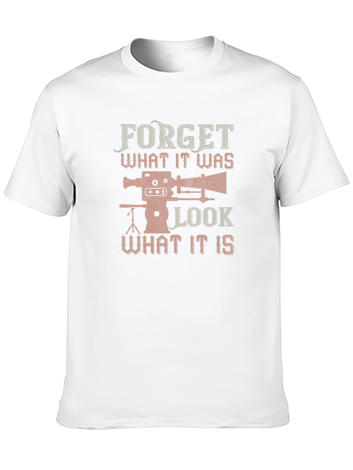 Forget What it Was Camera Graphic T-Shirt