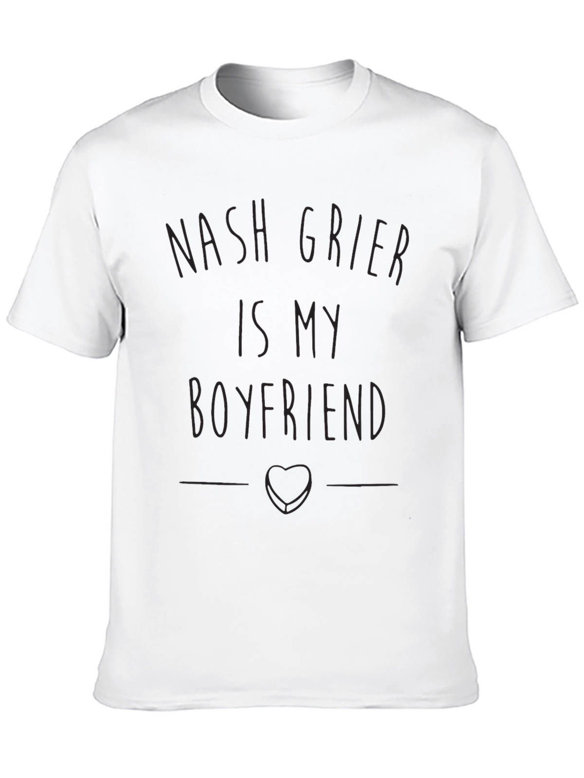 Nash Grier is My Boyfriend Black T-Shirt