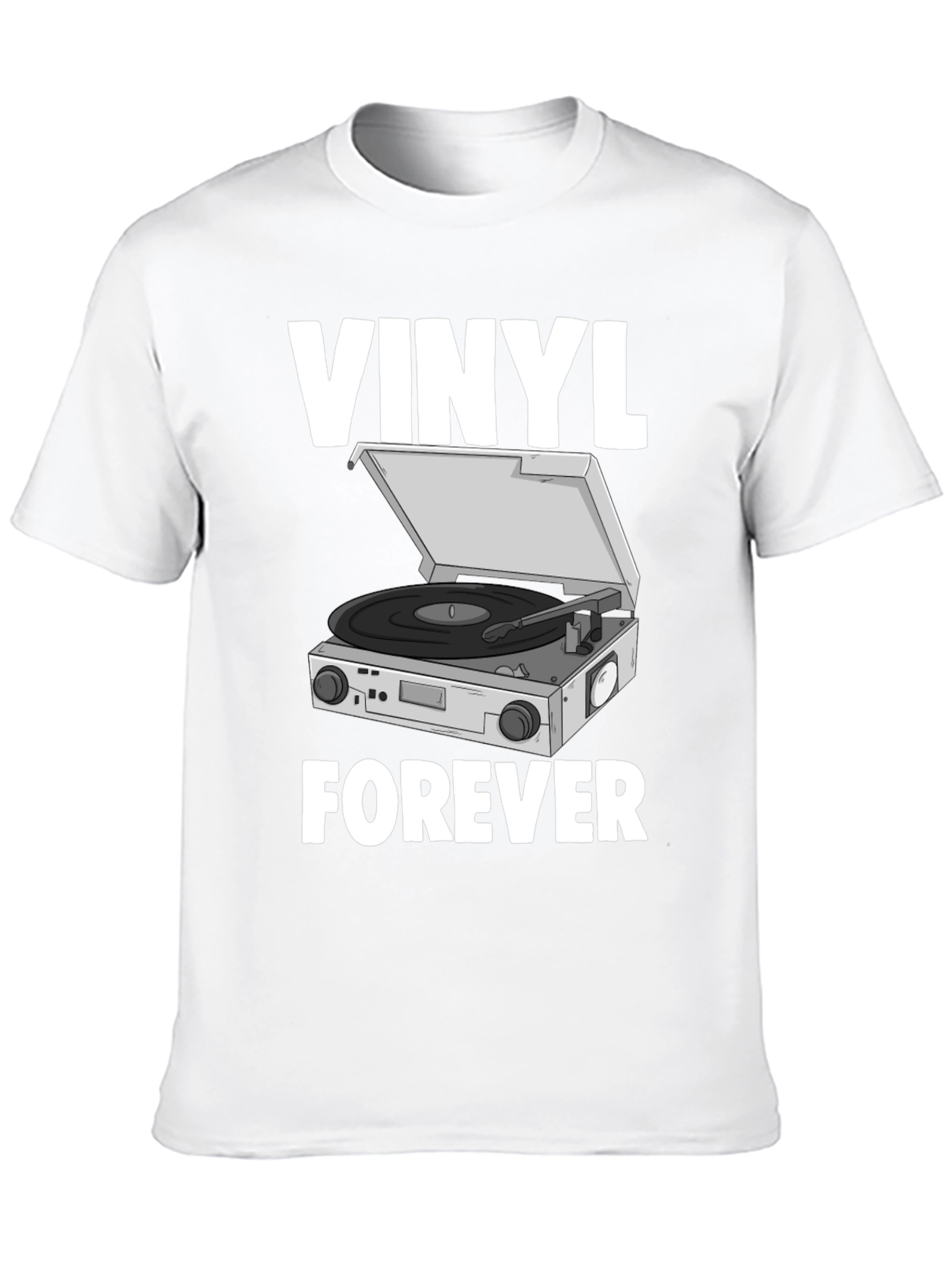Vinyl Forever Graphic T-Shirt - Music Lover Tee