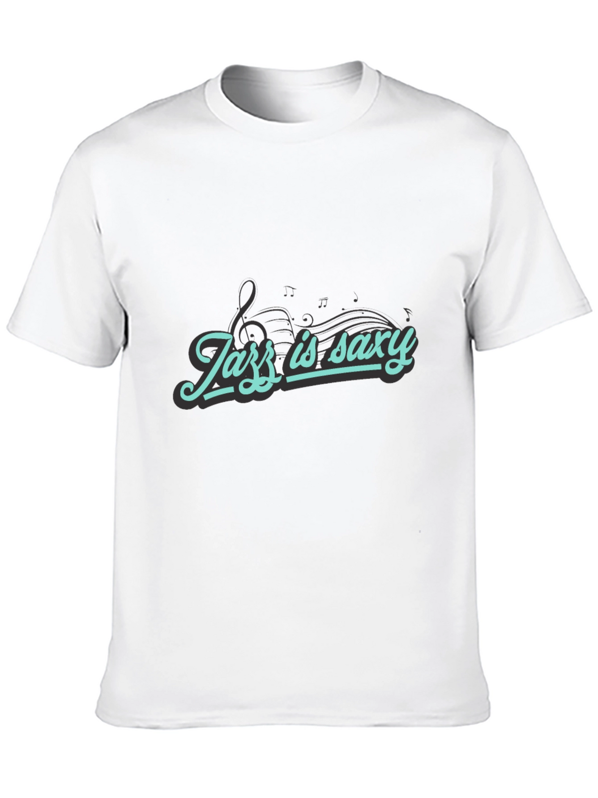 Jazz is Saxy Black T-Shirt