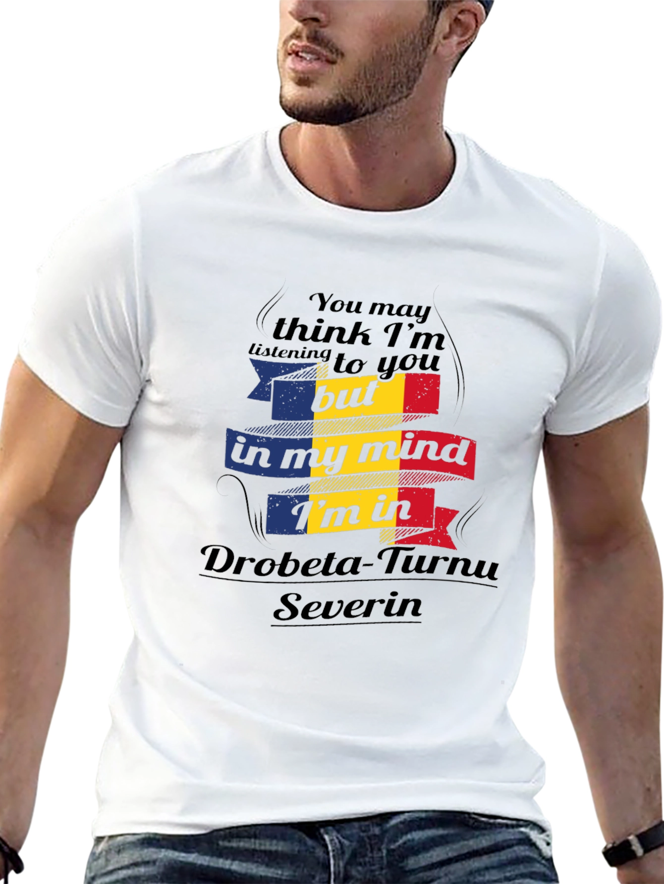 Romania Mind T-Shirt Drobeta-Turnu Severin Black Tee