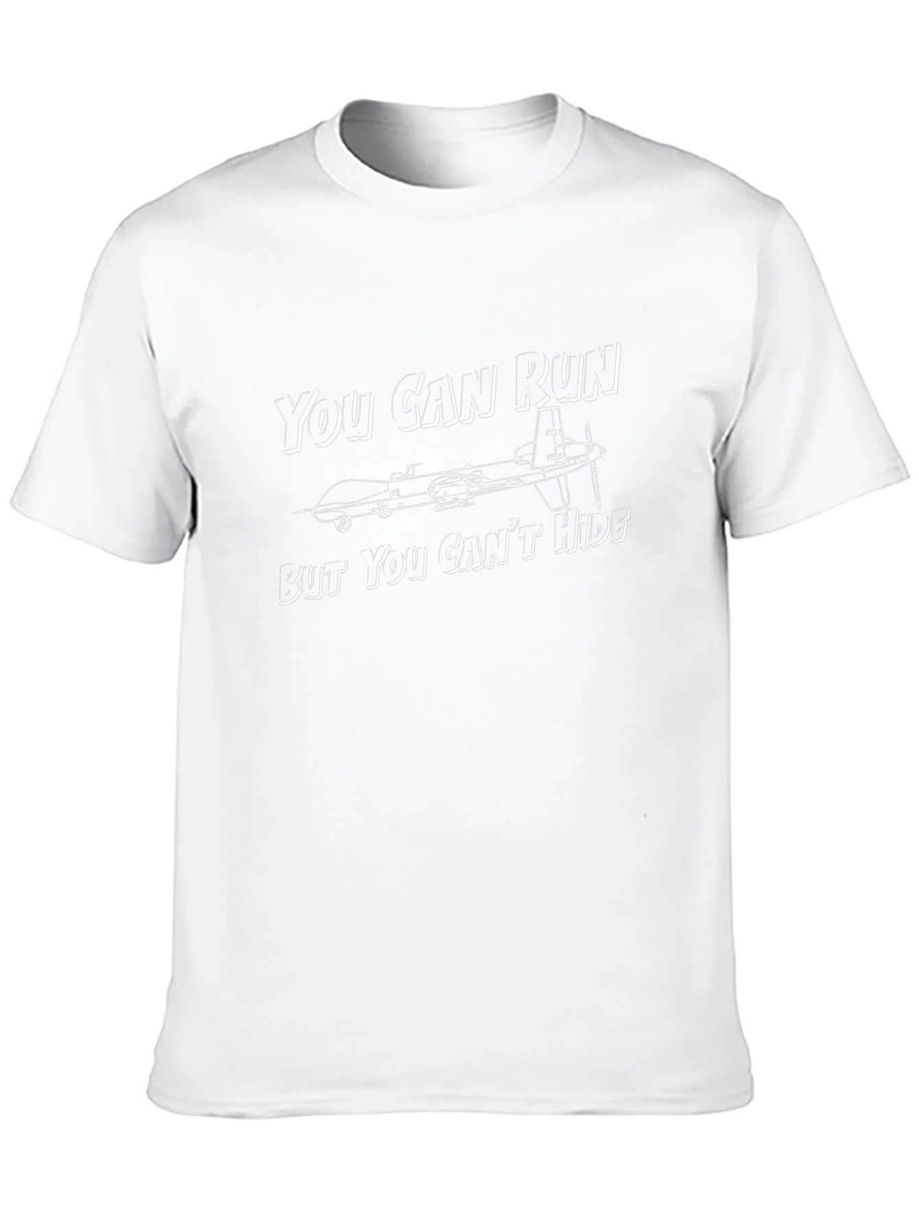 You Can Run Drone Graphic Tee - Black