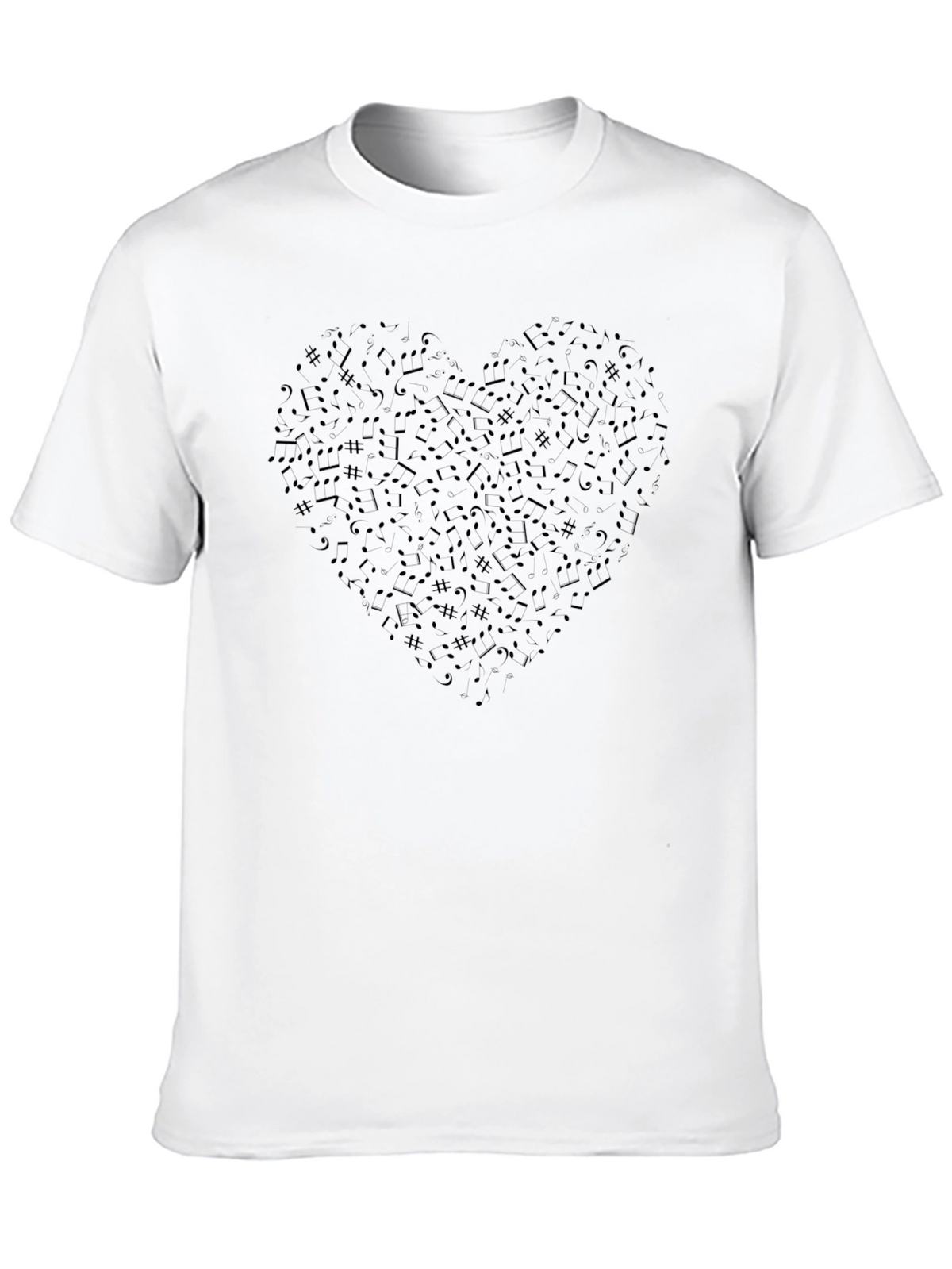 Music Heart T-Shirt - Stylish & Unique Design