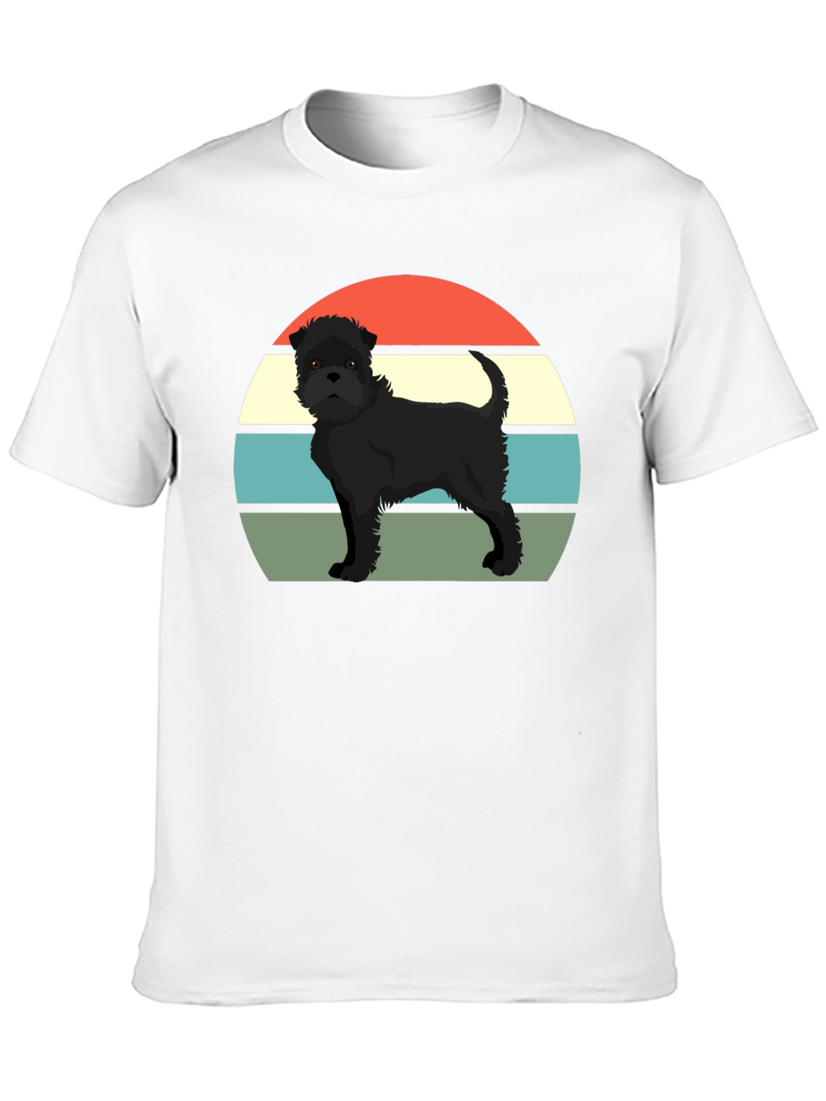 Retro Dog T-Shirt - Black