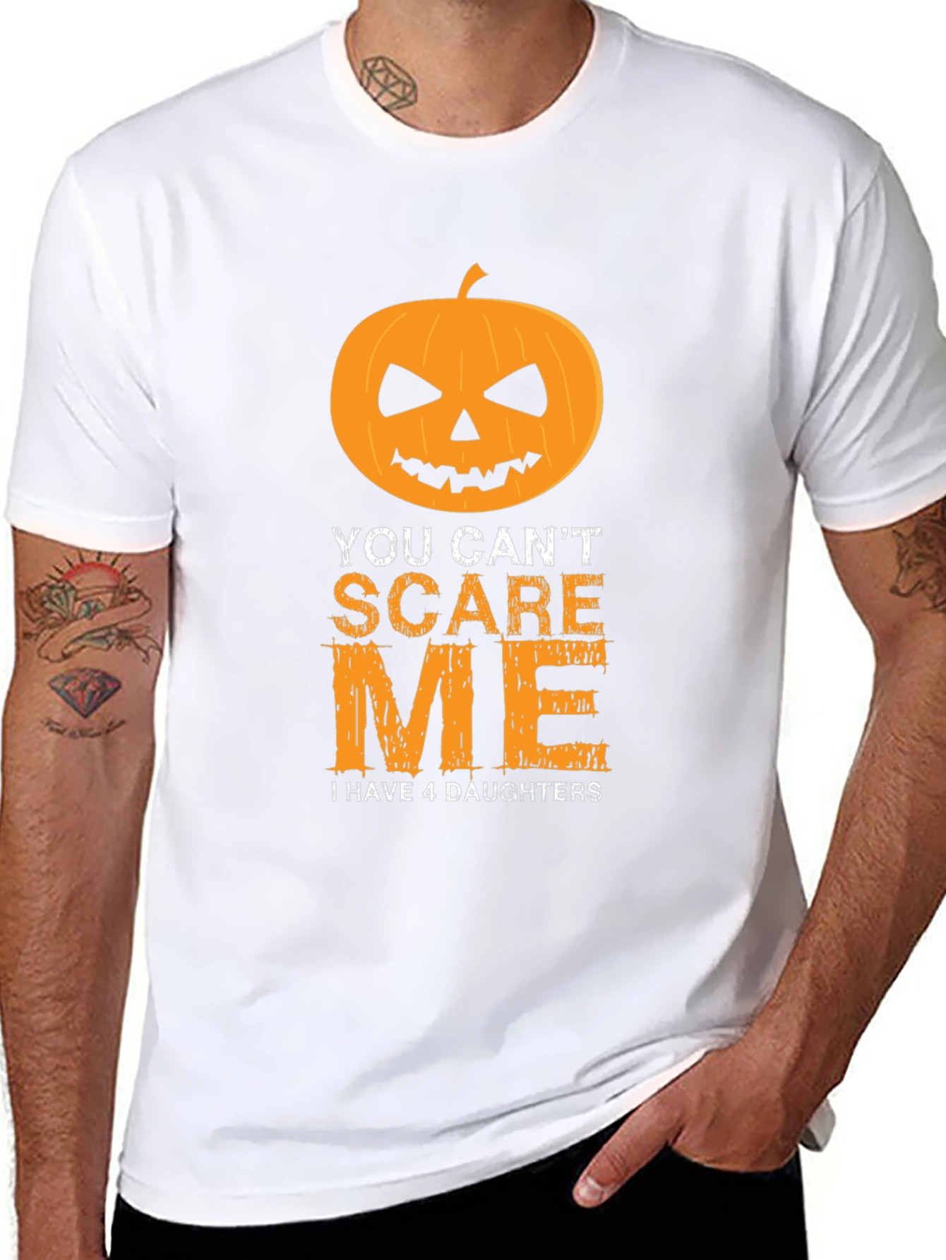You Cant Scare Me T-Shirt - 4 Daughters