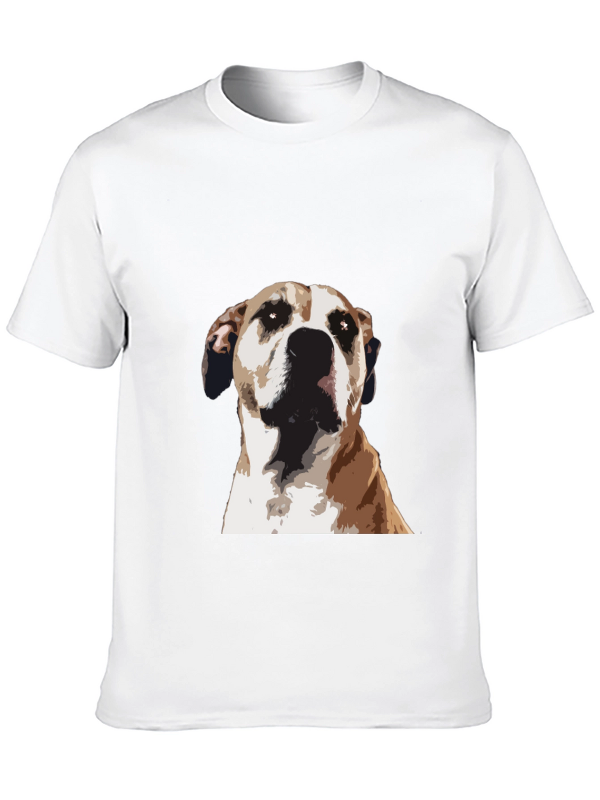 Dog Graphic Tee - Stylish Mens Black T-Shirt