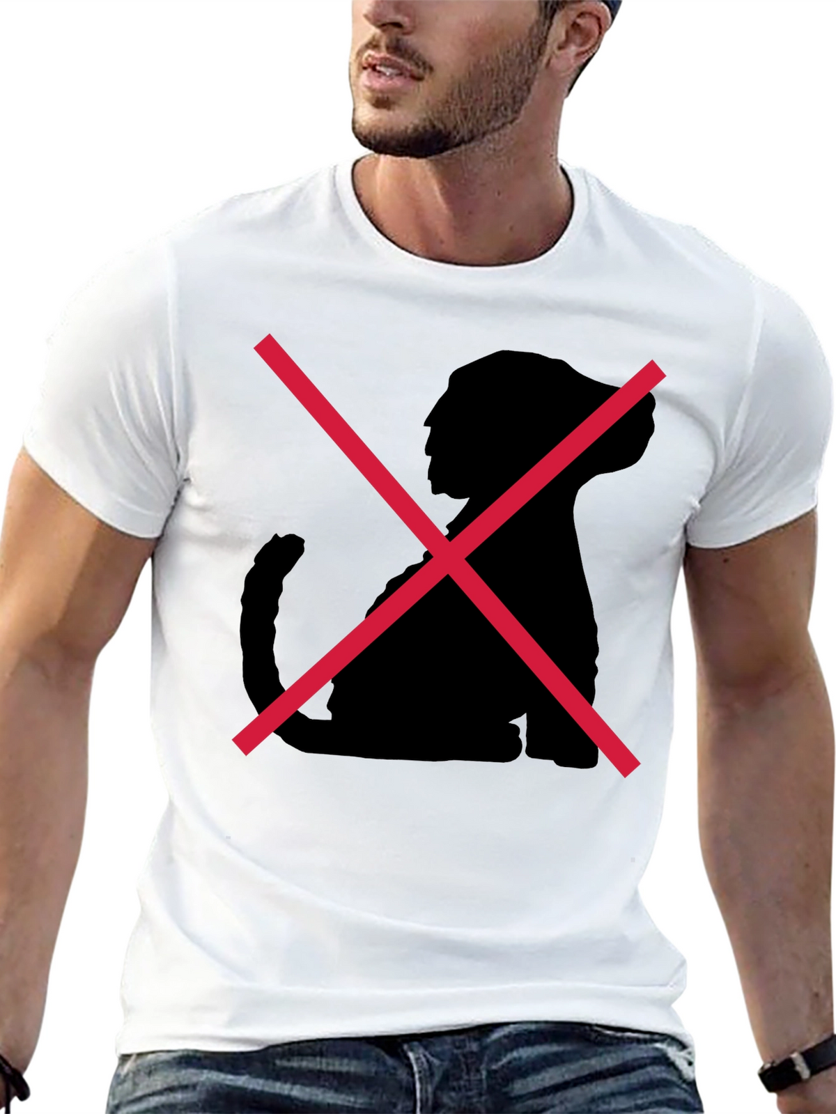 Black No Trump Silhouette T-Shirt
