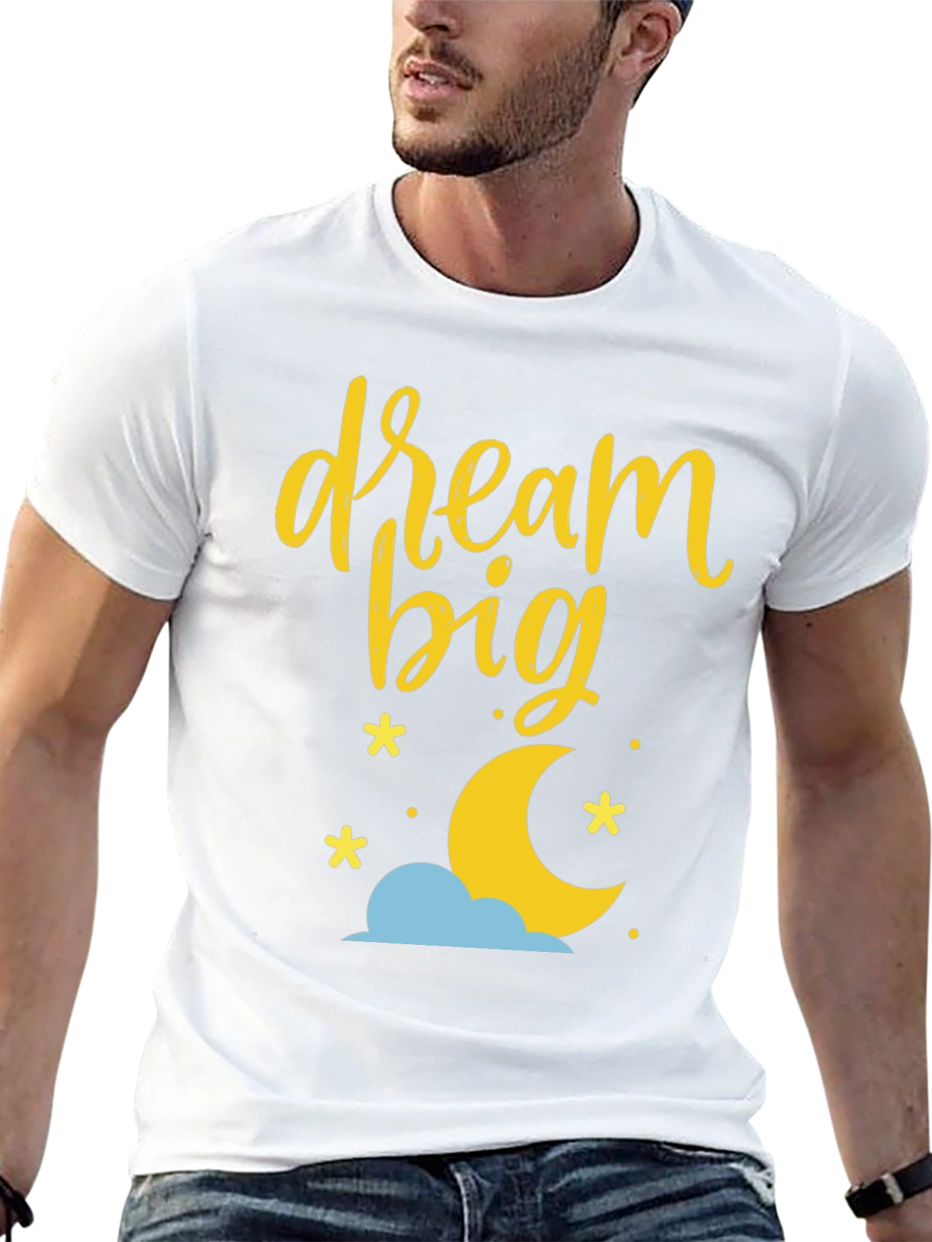 Dream Big Graphic Tee - Black