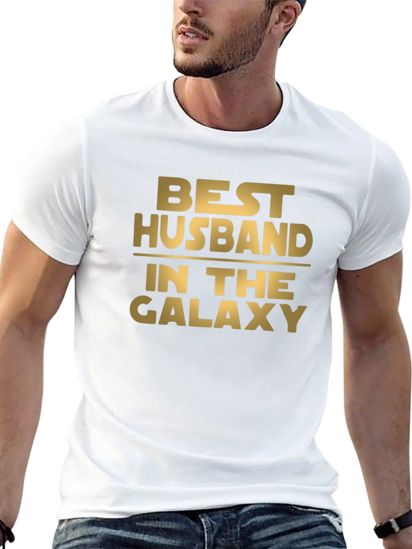 Best Husband In The Galaxy Novelty T-Shirt