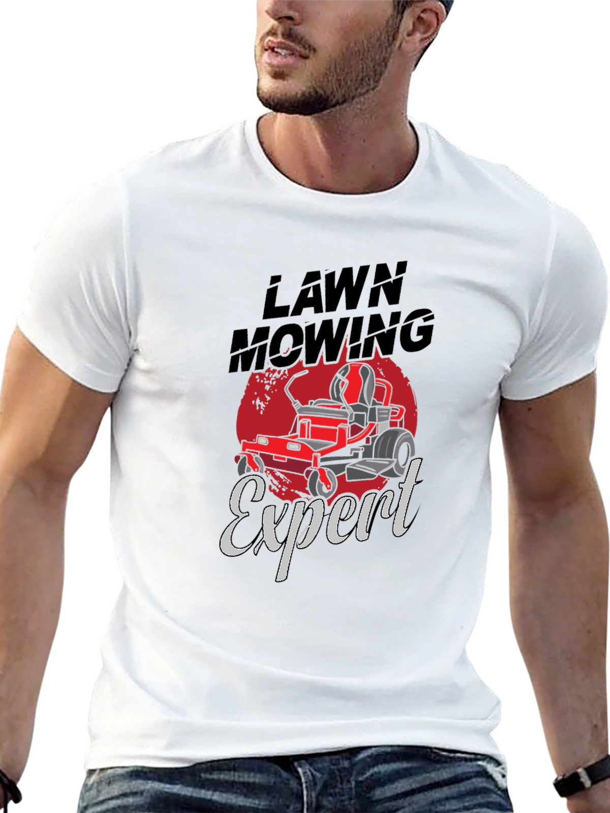 Lawn Mowing Expert Graphic Tee
