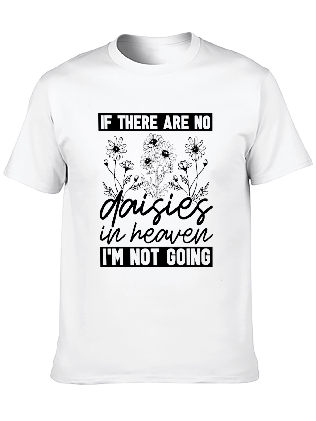 Daisies In Heaven Graphic T-Shirt