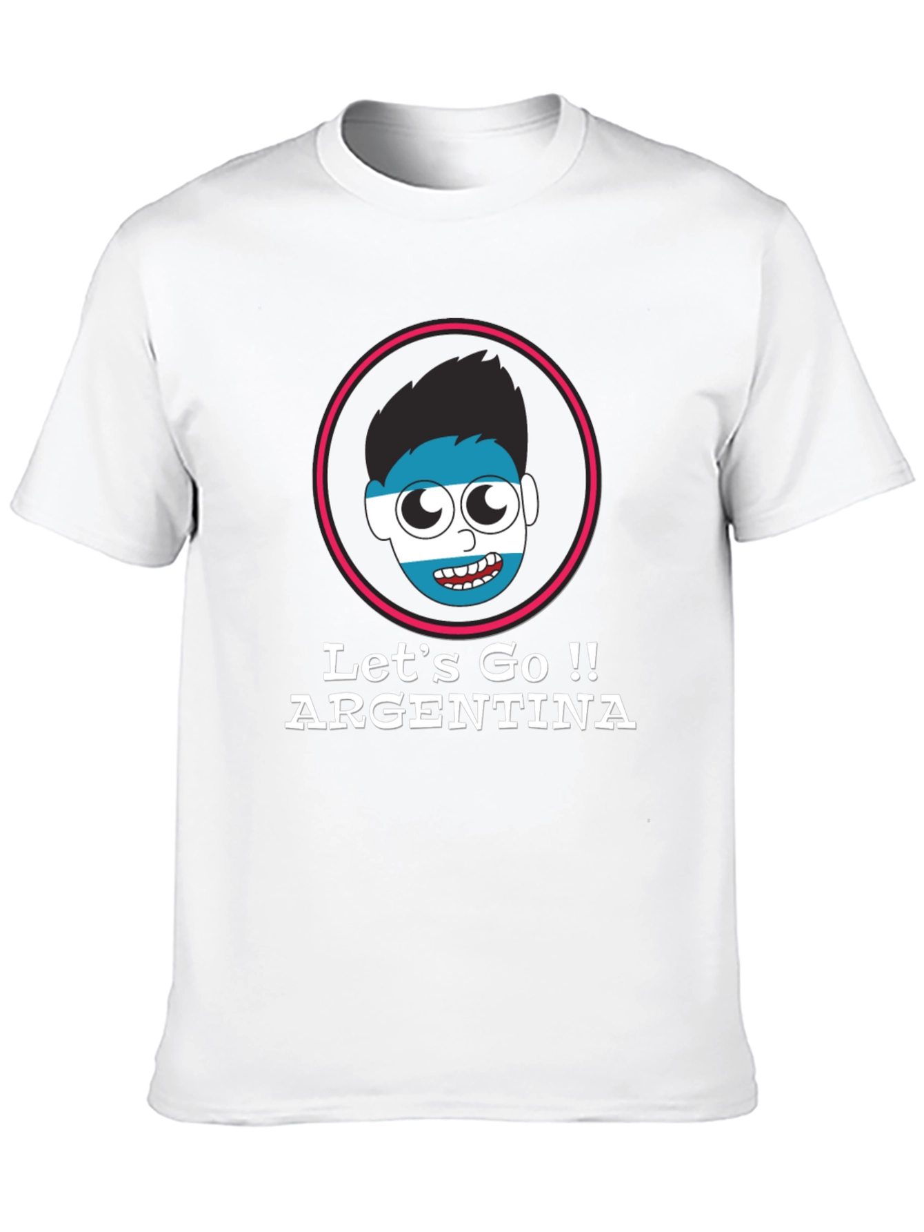 Argentina Fan T-Shirt - Lets Go Argentina!