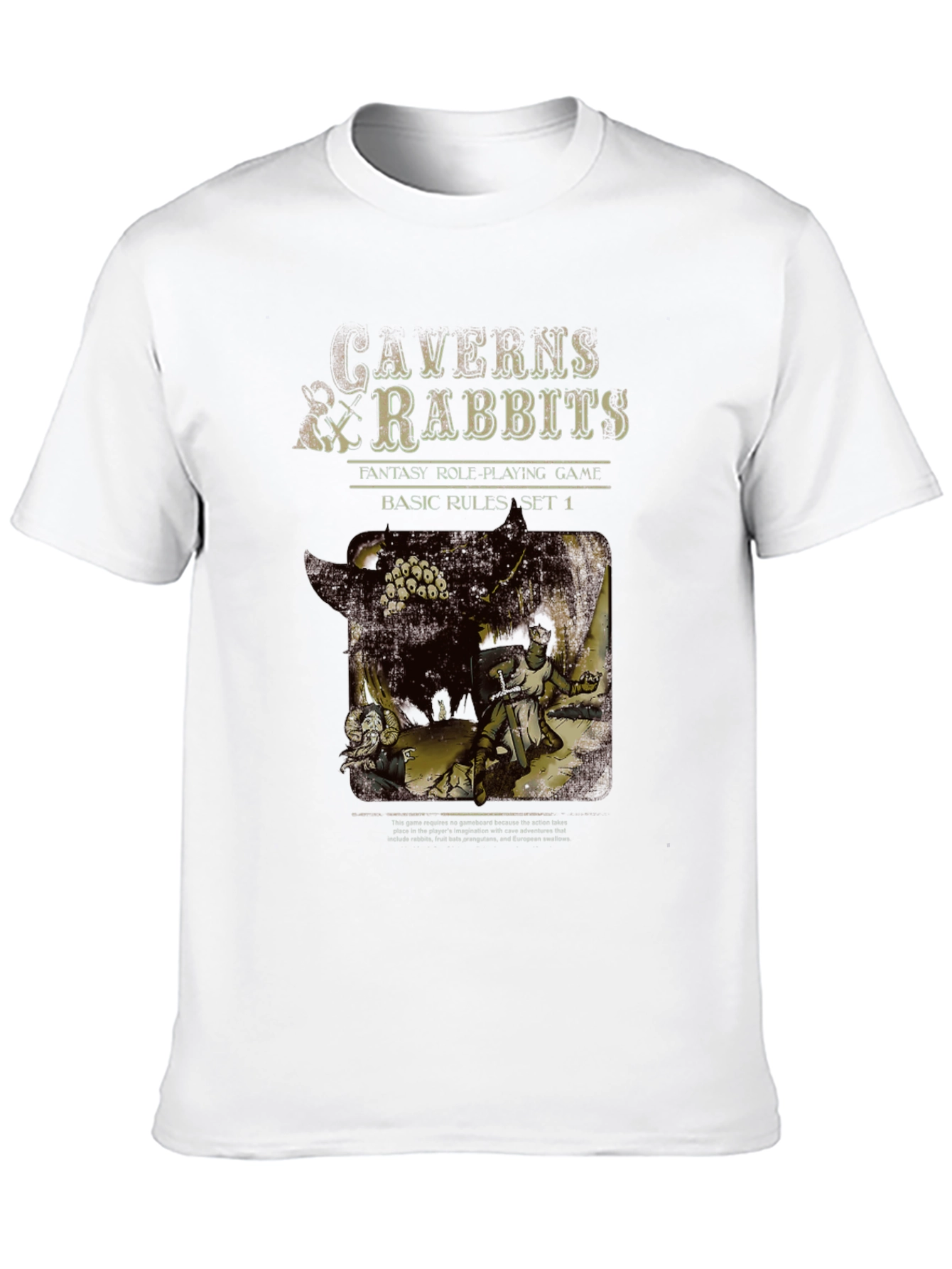 Caverns & Rabbits Fantasy T-Shirt