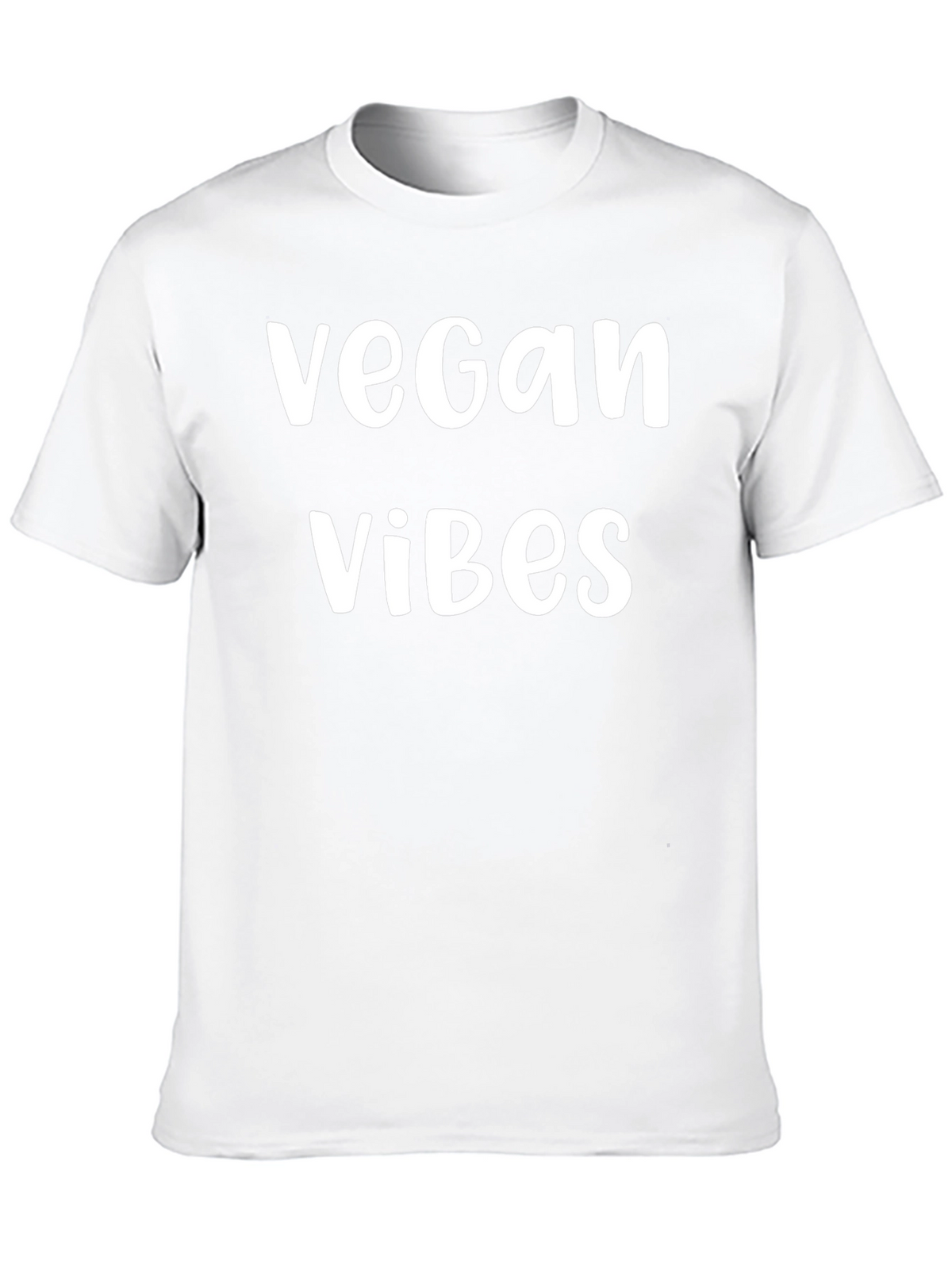 Vegan Vibes Graphic Tee - Black Casual Shirt