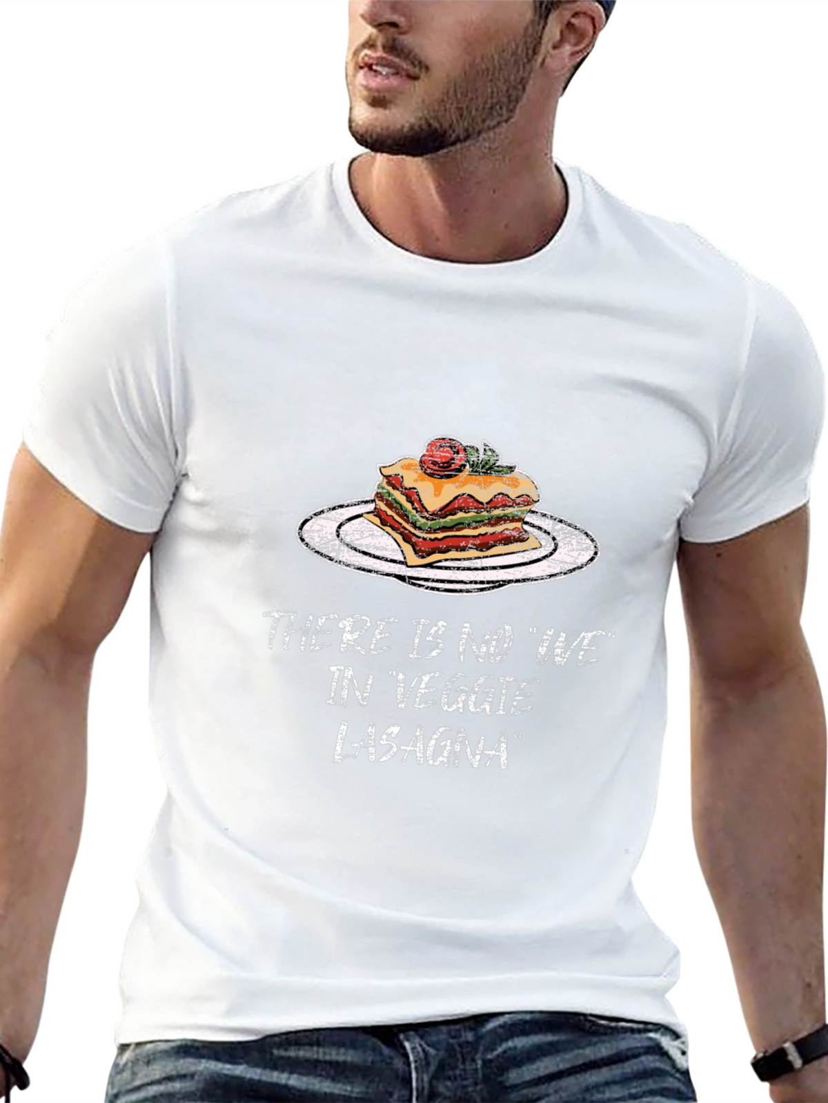 Veggie Lasagna Funny T-Shirt - Foodie Humor