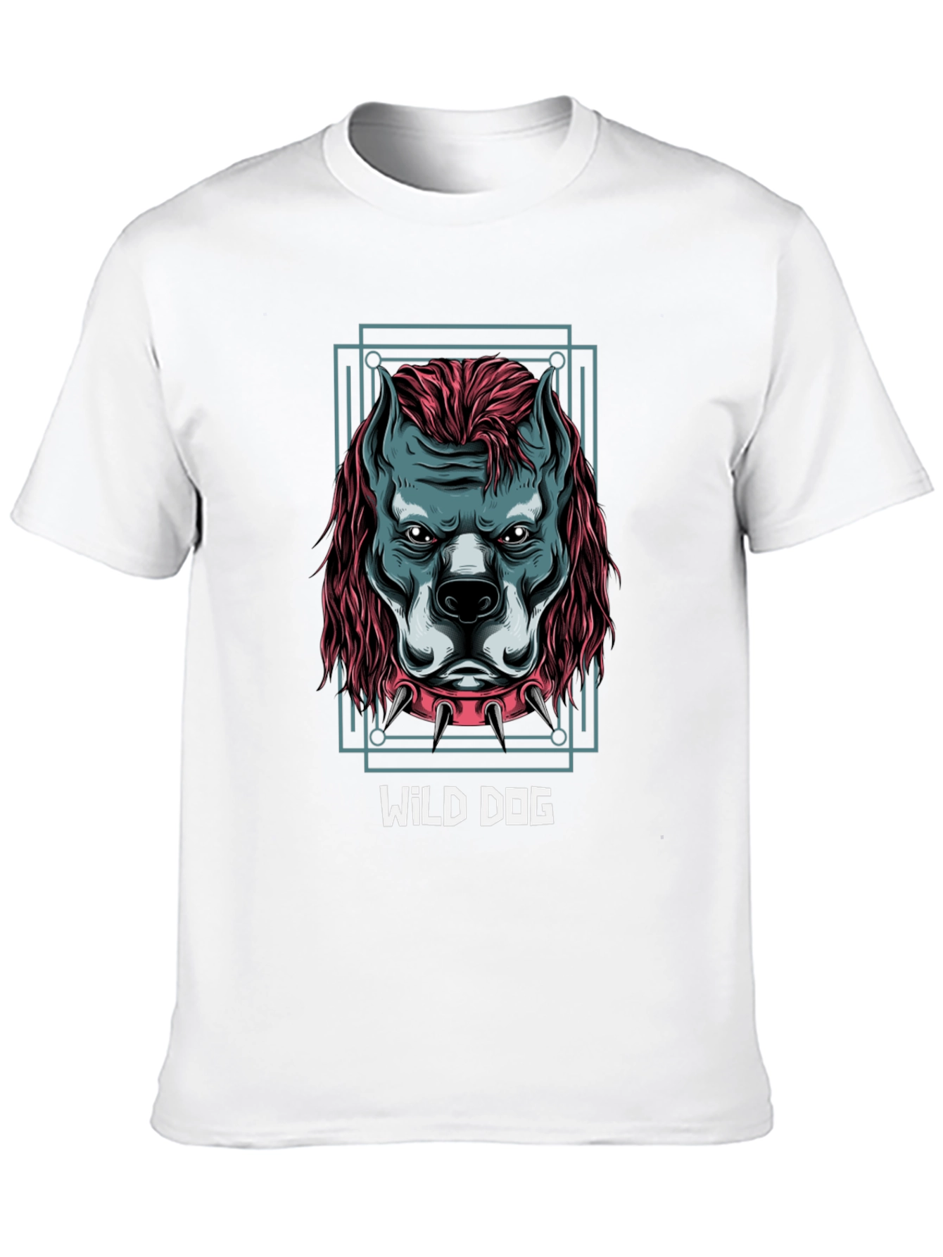 Wild Dog Graphic Tee - Mens Black T-Shirt