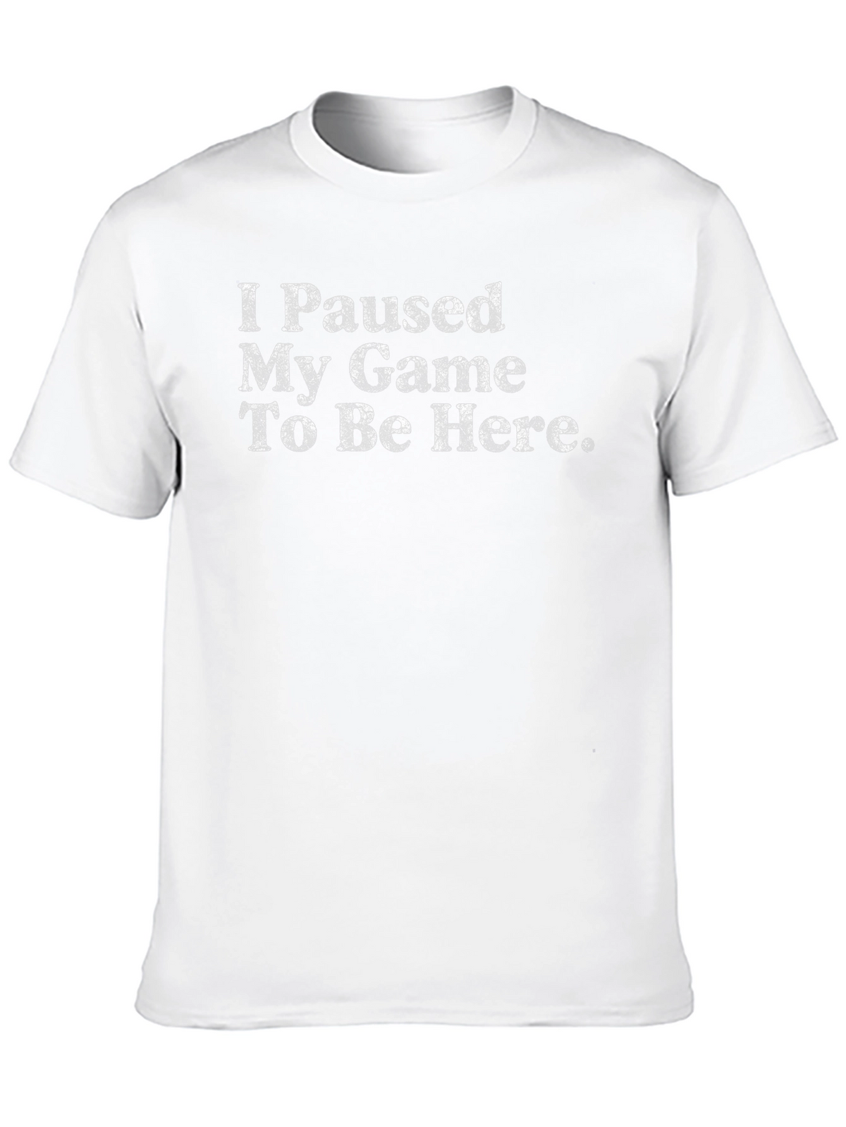 Paused My Game Black T-Shirt