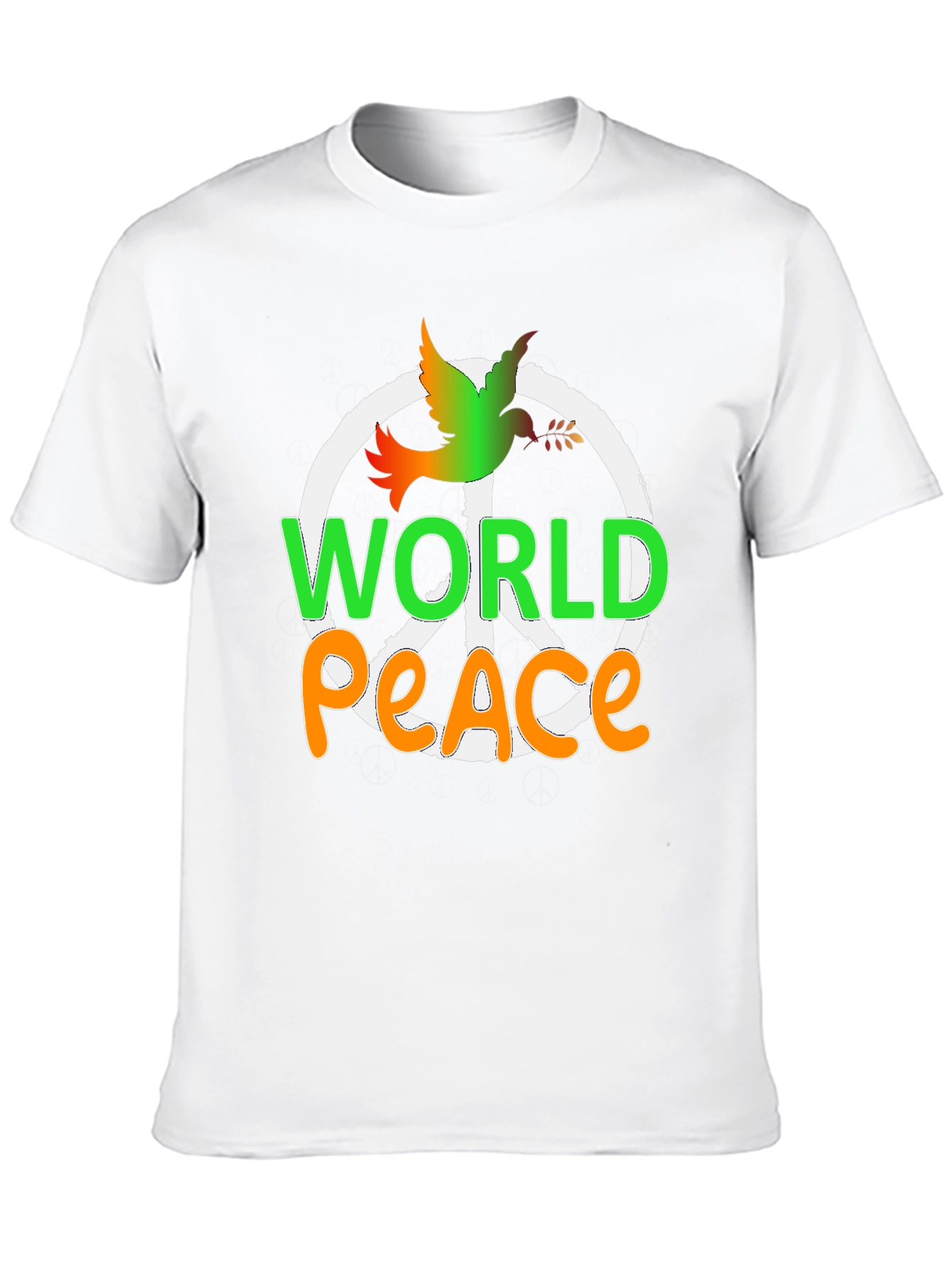 World Peace Dove Graphic Tee - Black