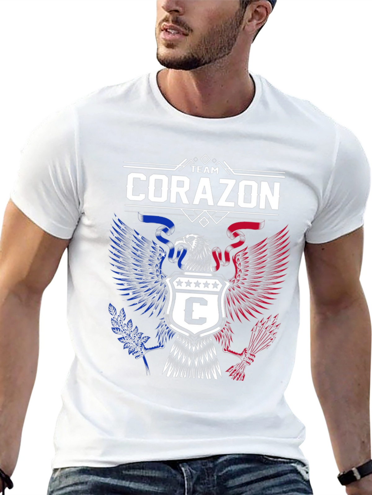 Team Corazon Graphic Print T-Shirt