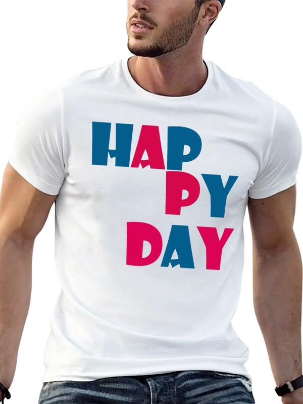 Happy Day Graphic Tee - Unisex Soft Cotton T-Shirt