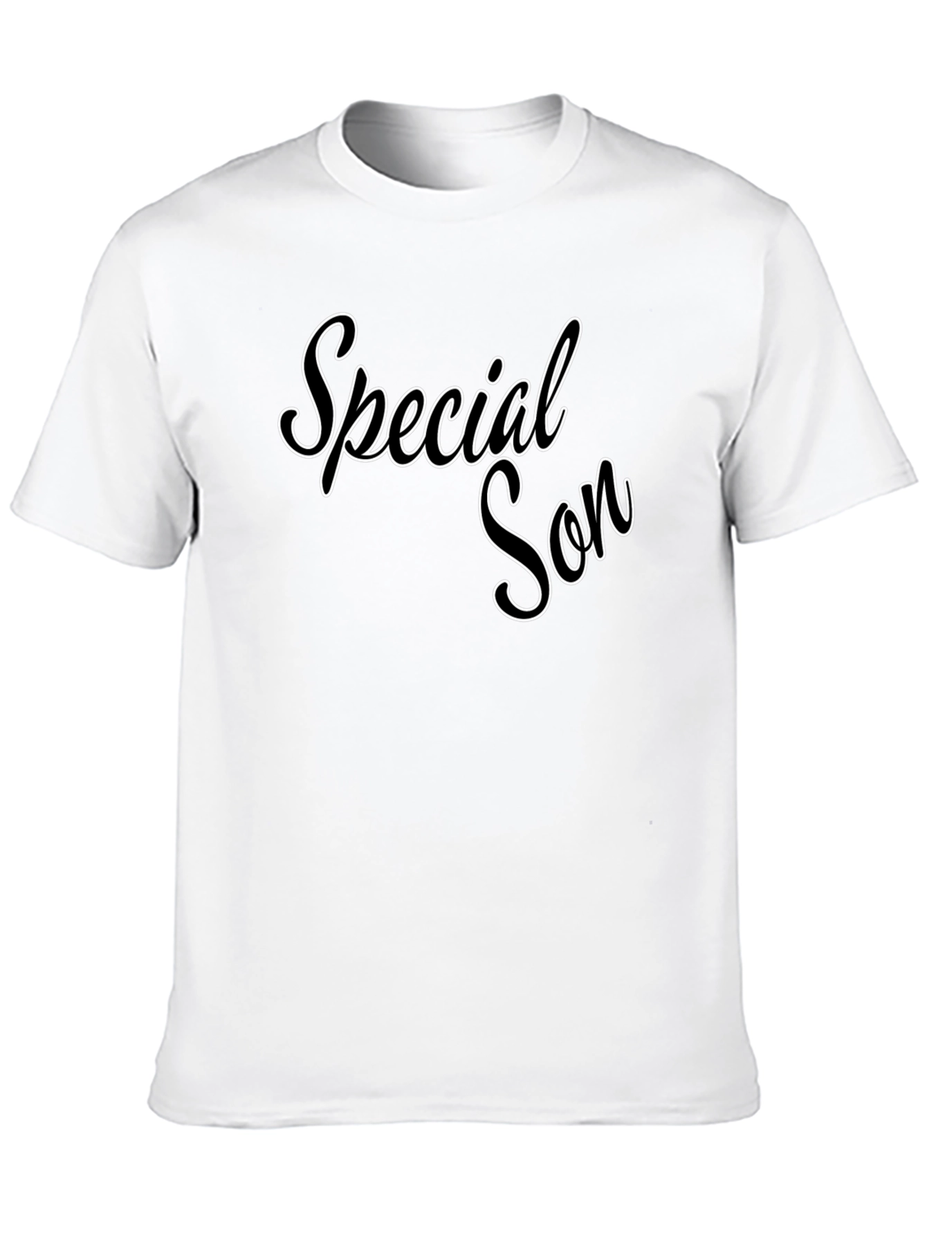 Special Son Black Graphic Tee