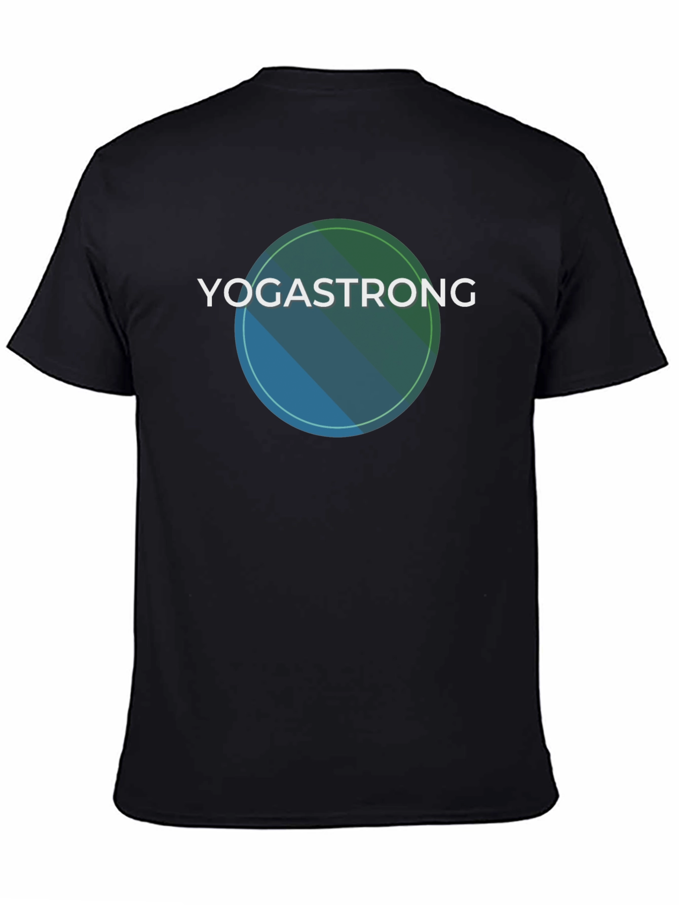 YogaStrong Black T-Shirt - Comfort & Style