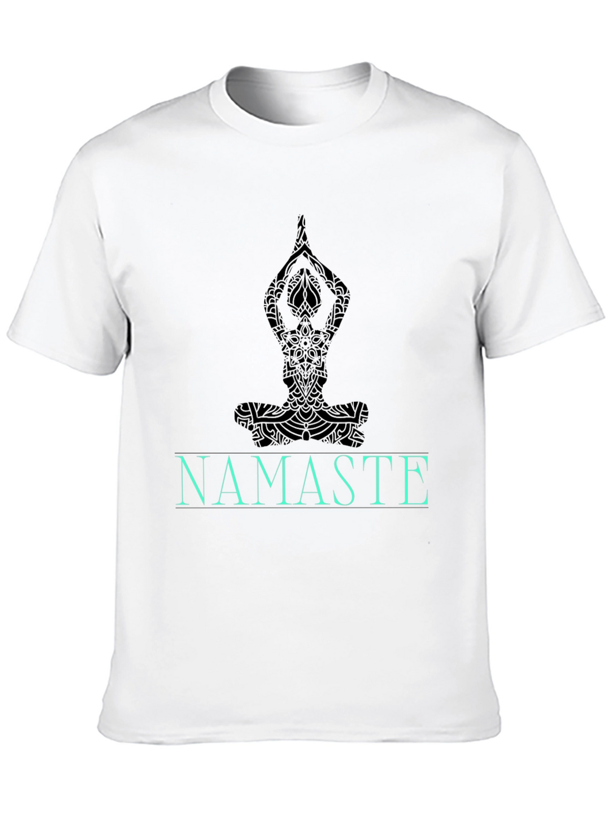 Namaste Yoga Black Graphic Tee