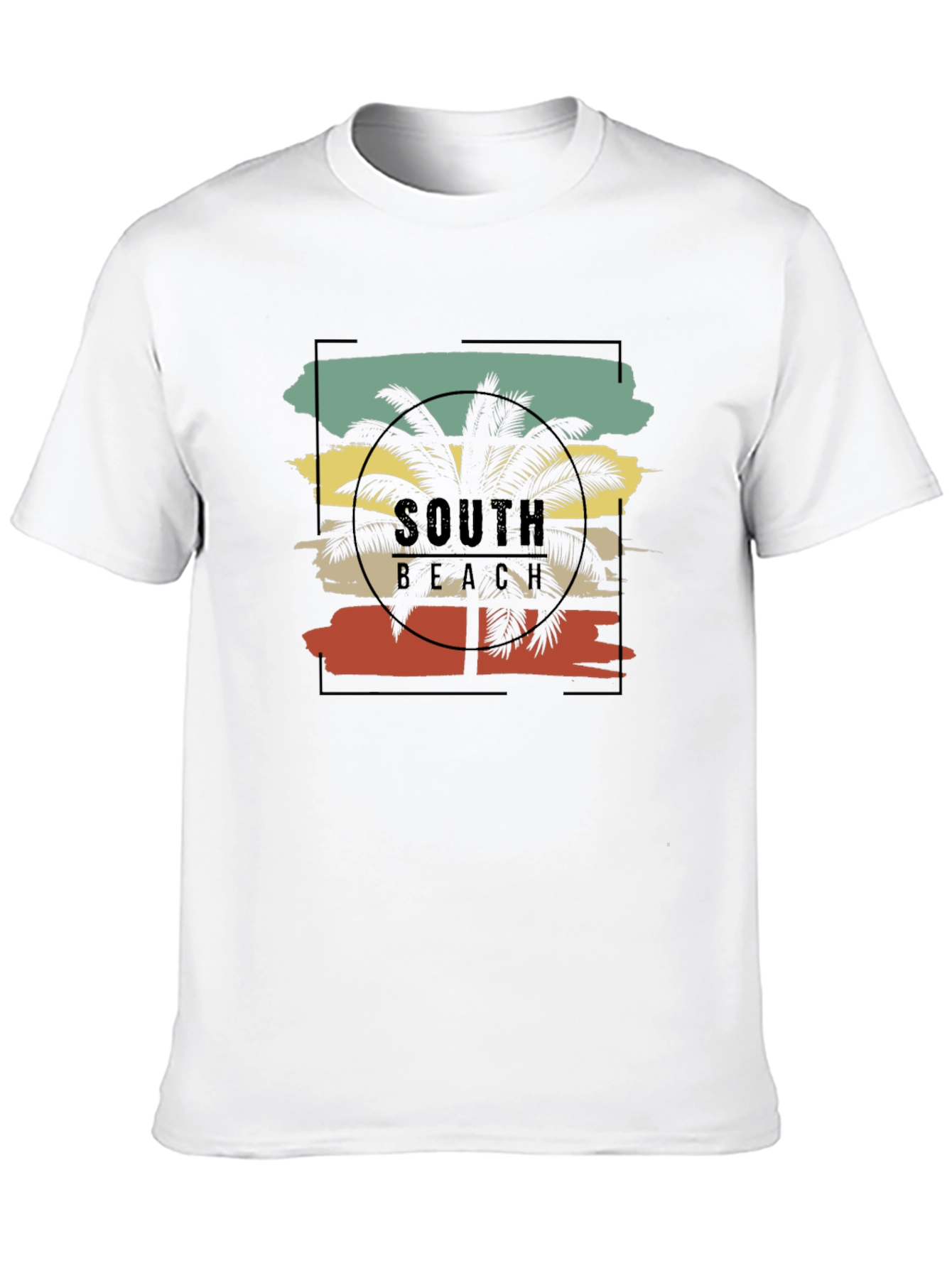South Beach Palm Tree Graphic Tee