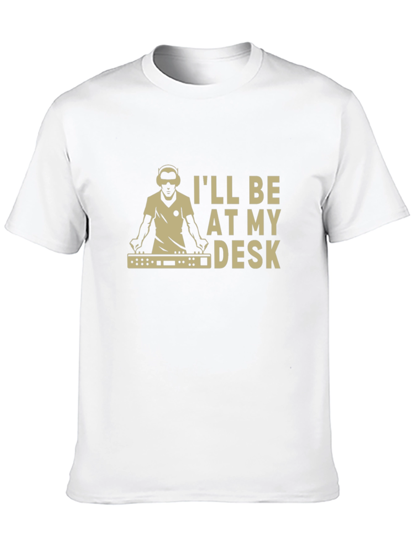 DJ at My Desk Black T-Shirt