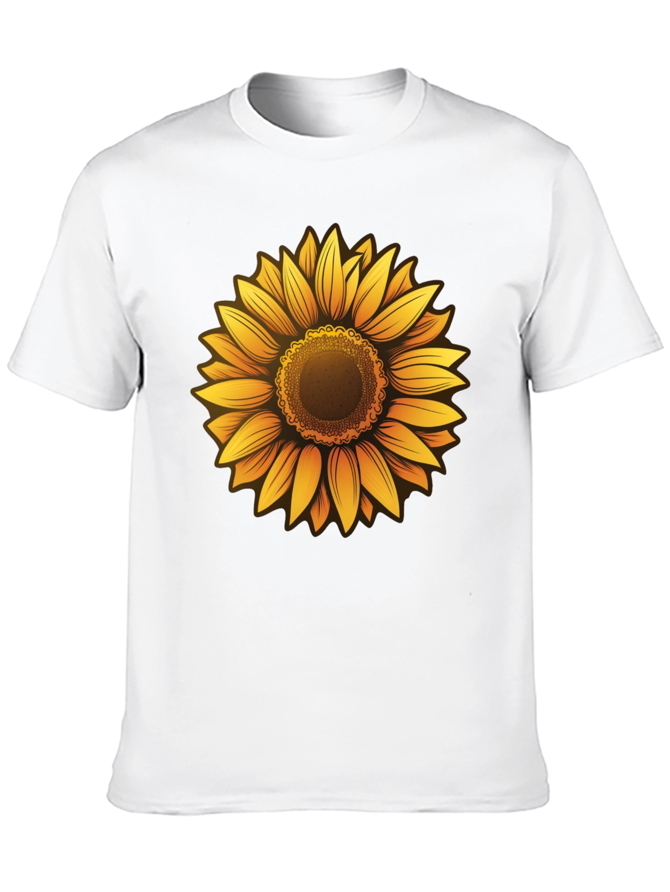 Sunflower Graphic Tee - Mens Black T-Shirt