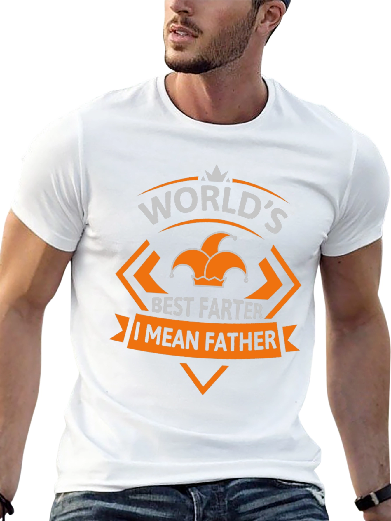 Worlds Best Farter I Mean Father Graphic T-Shirt